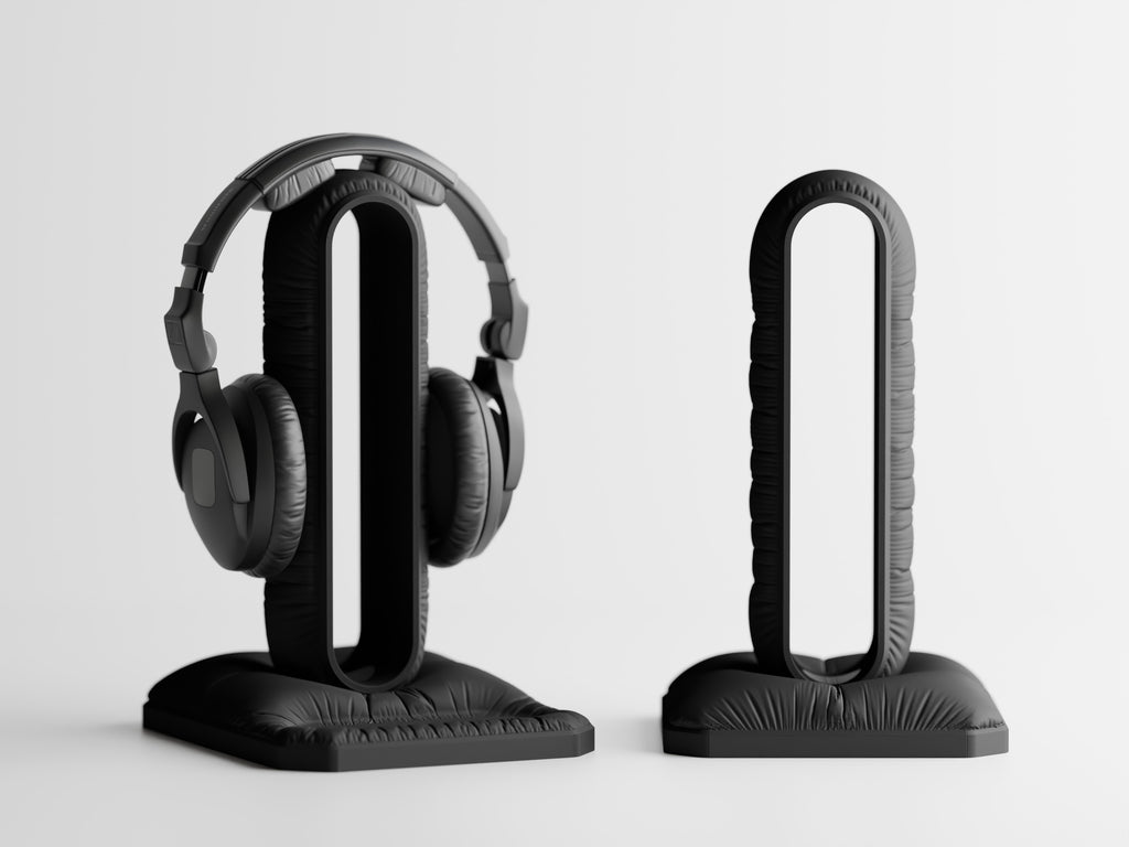 PillowDock – Kopfhörerhalter im Kissen-Design für Schreibtisch und Gaming Setup