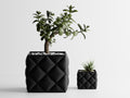 Cushion Plant Pot – Round plant pot in a cushion design with drip tray