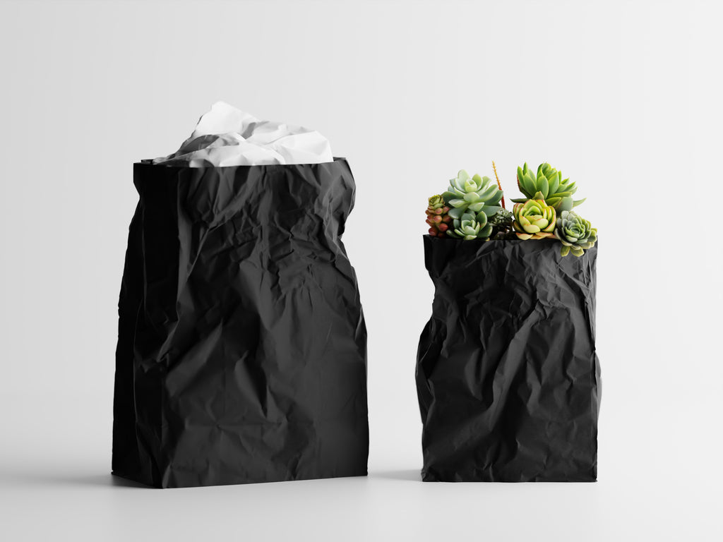 Kraftique – Skulpturales Pflanzgefäß im Papier-Look für Pflanzen, Blumen oder Aufbewahrung