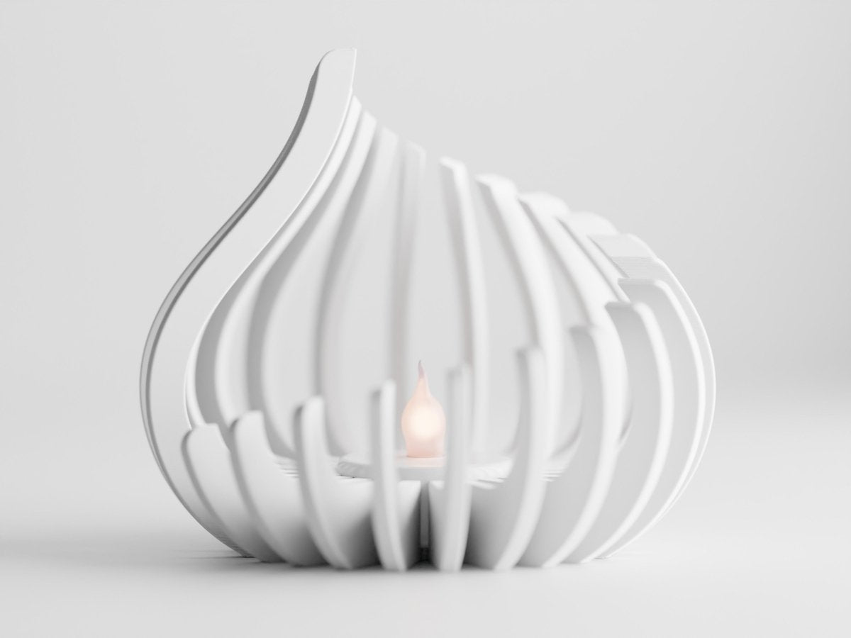 Flame – LED-Teelichthalter im modernen Flammen-Design