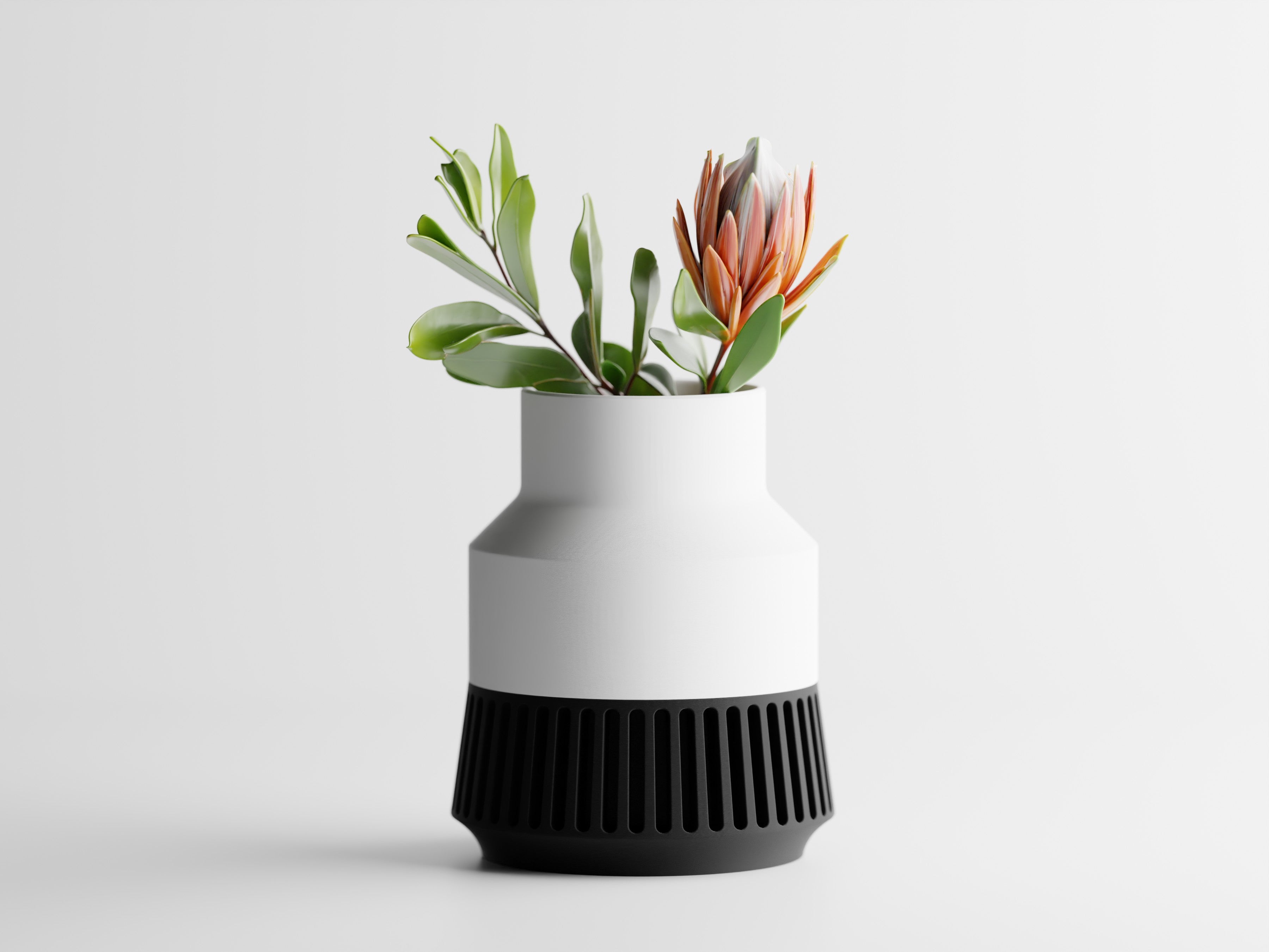 Vareon – Moderne Vase im zweiteiligen Design mit klarer Formensprache