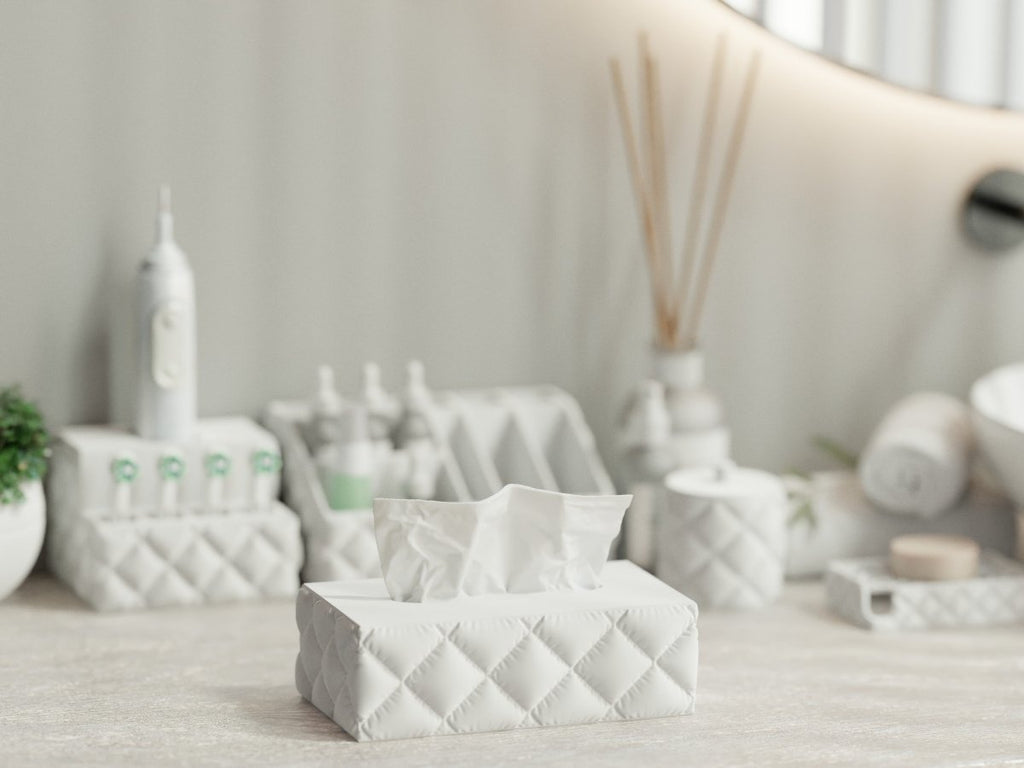 Cushion Tissue Box – Taschentuchbox im rechteckigen Kissen-Design