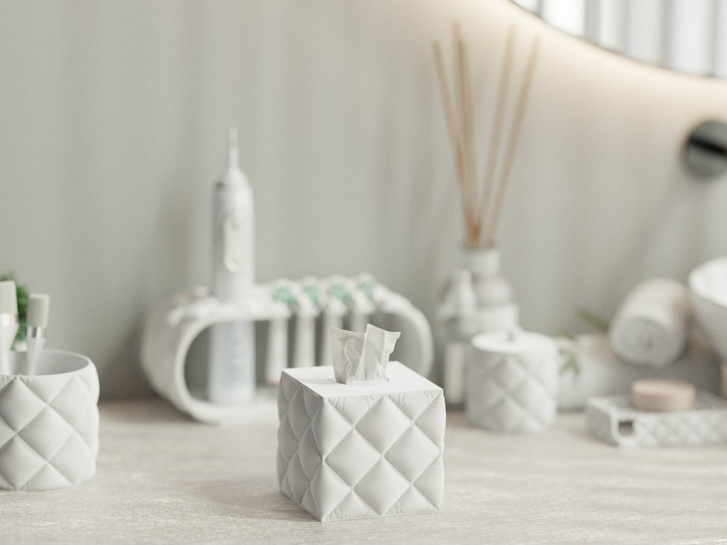 Cushion Tissue Box – Taschentuchbox im quadratischen Kissen-Design