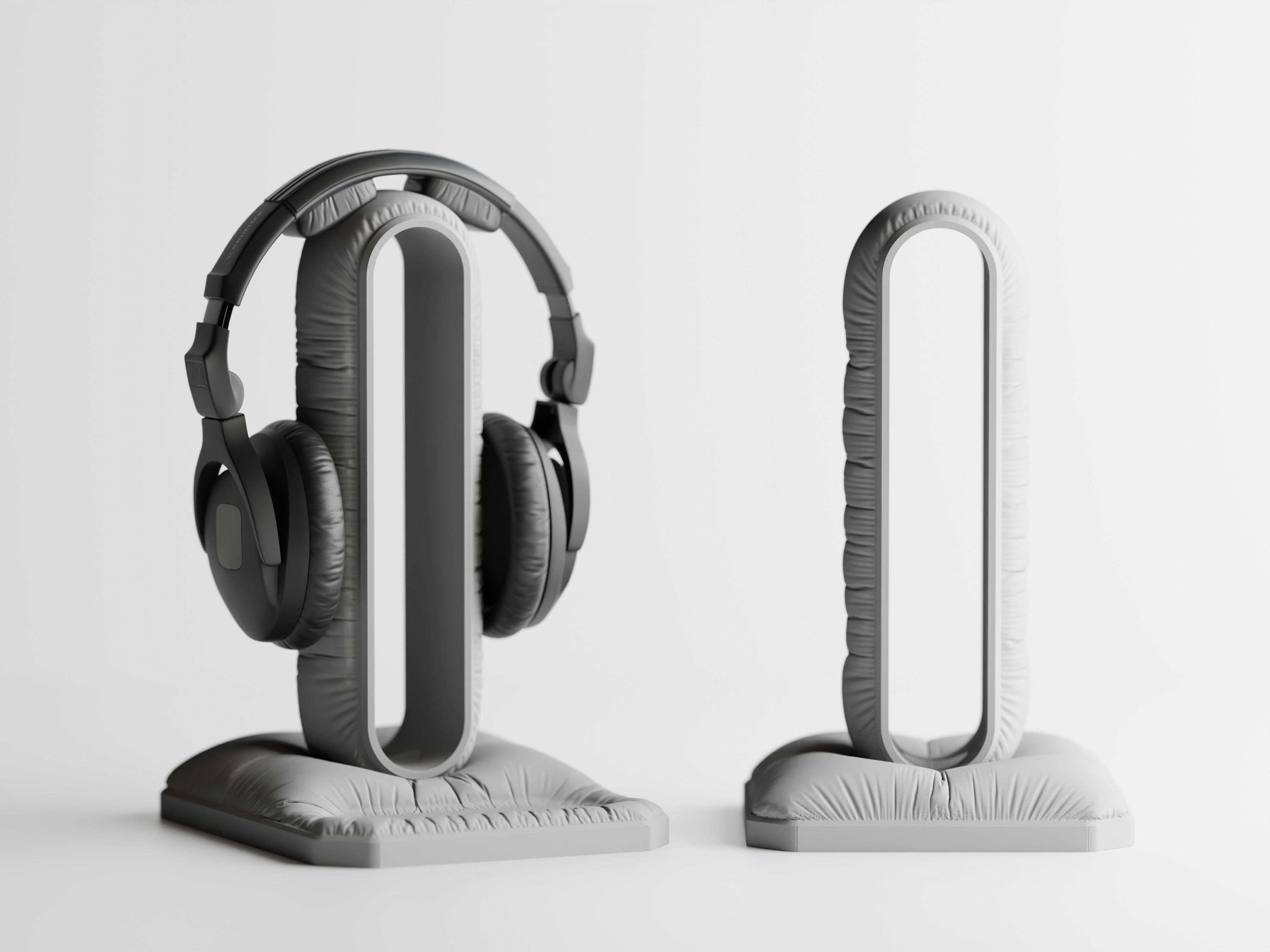 PillowDock – Kopfhörerhalter im Kissen-Design für Schreibtisch und Gaming Setup