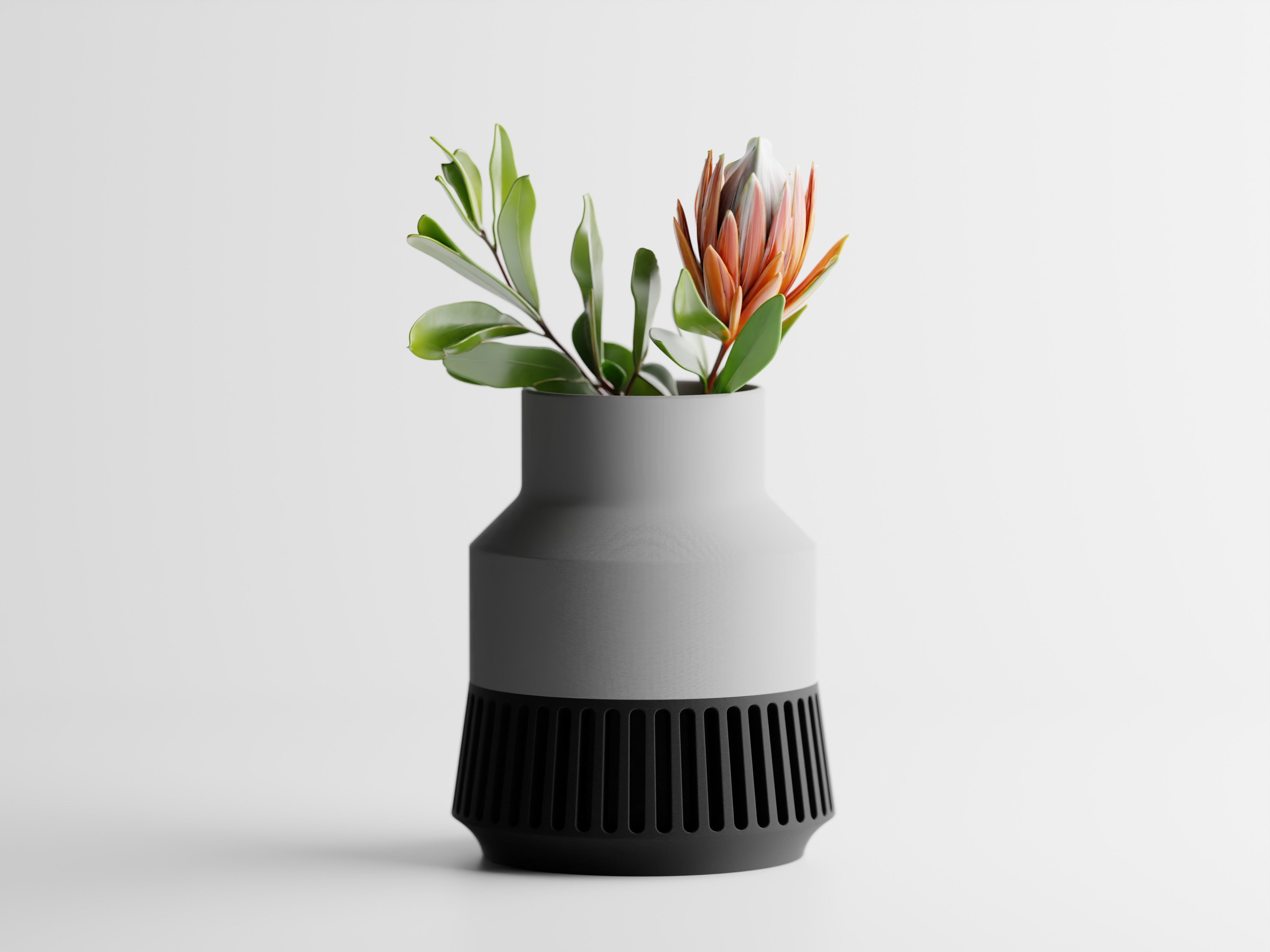 Vareon – Moderne Vase im zweiteiligen Design mit klarer Formensprache