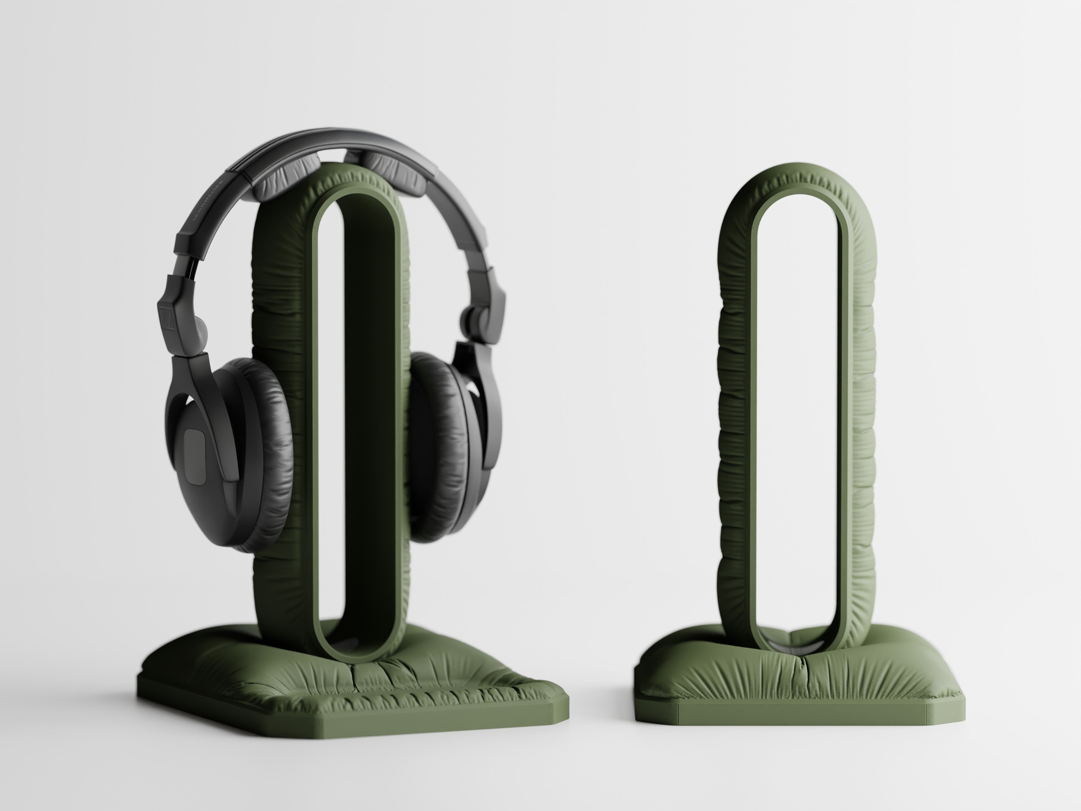 PillowDock – Kopfhörerhalter im Kissen-Design für Schreibtisch und Gaming Setup