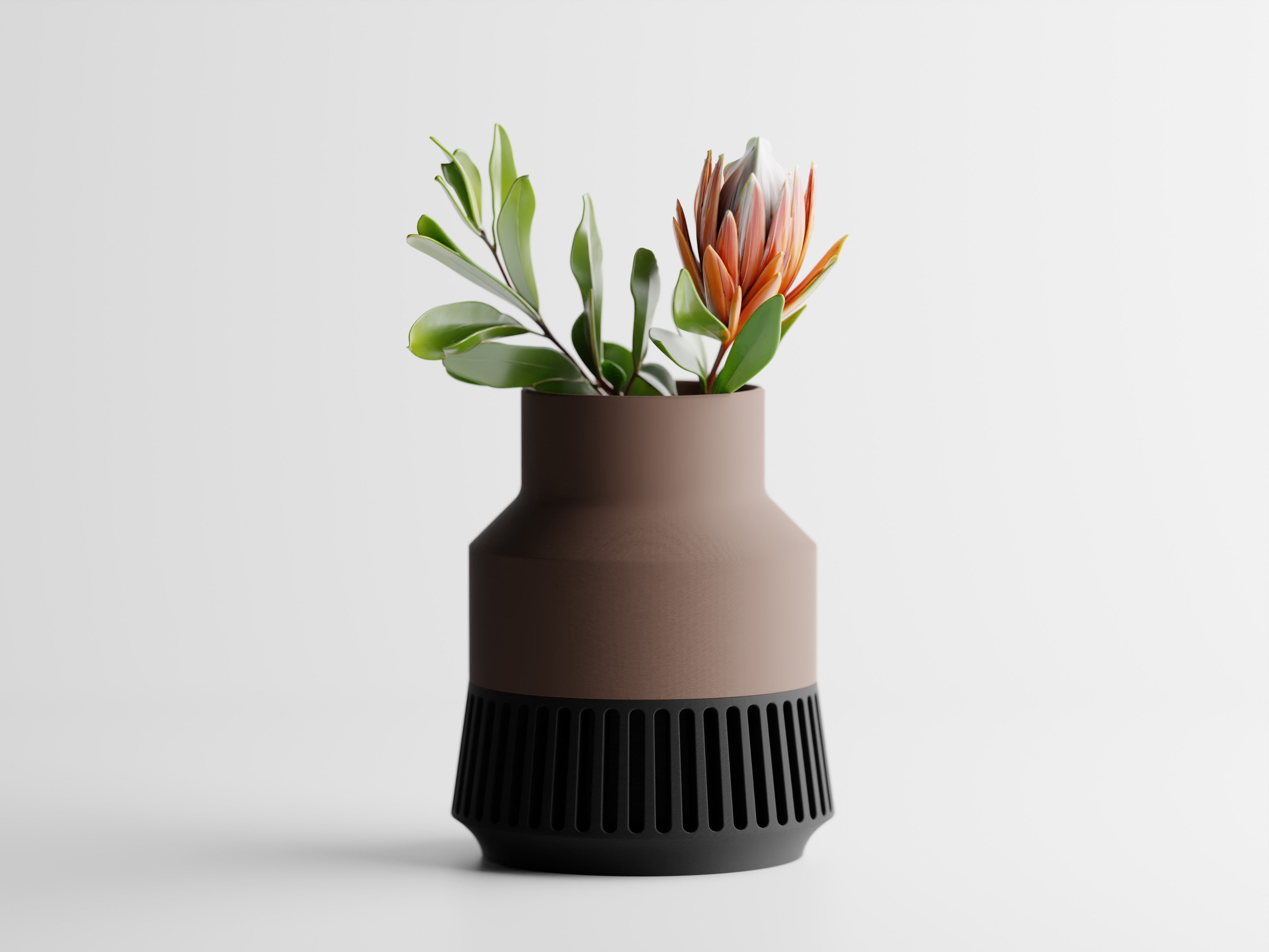Vareon – Moderne Vase im zweiteiligen Design mit klarer Formensprache
