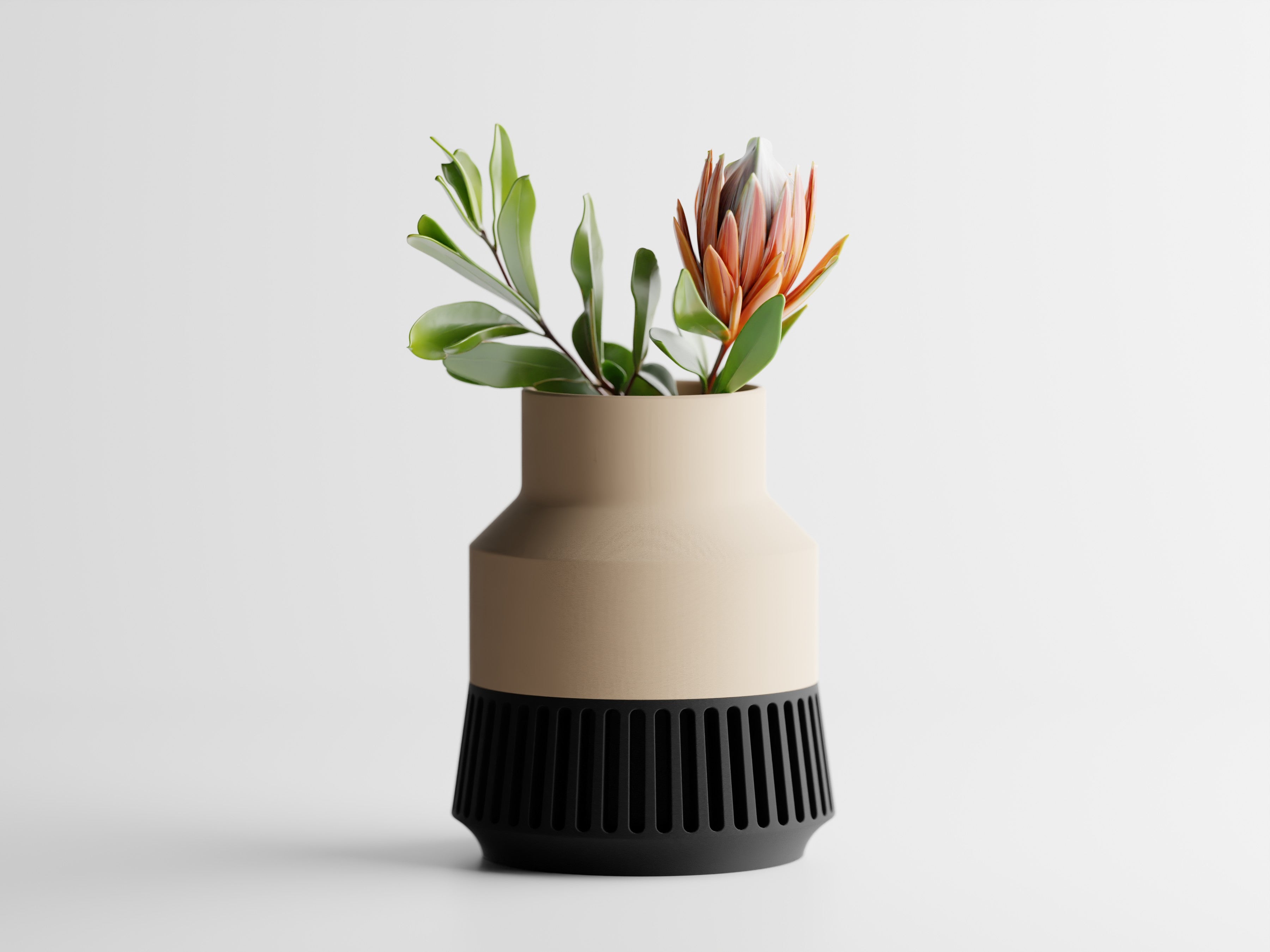 Vareon – Moderne Vase im zweiteiligen Design mit klarer Formensprache