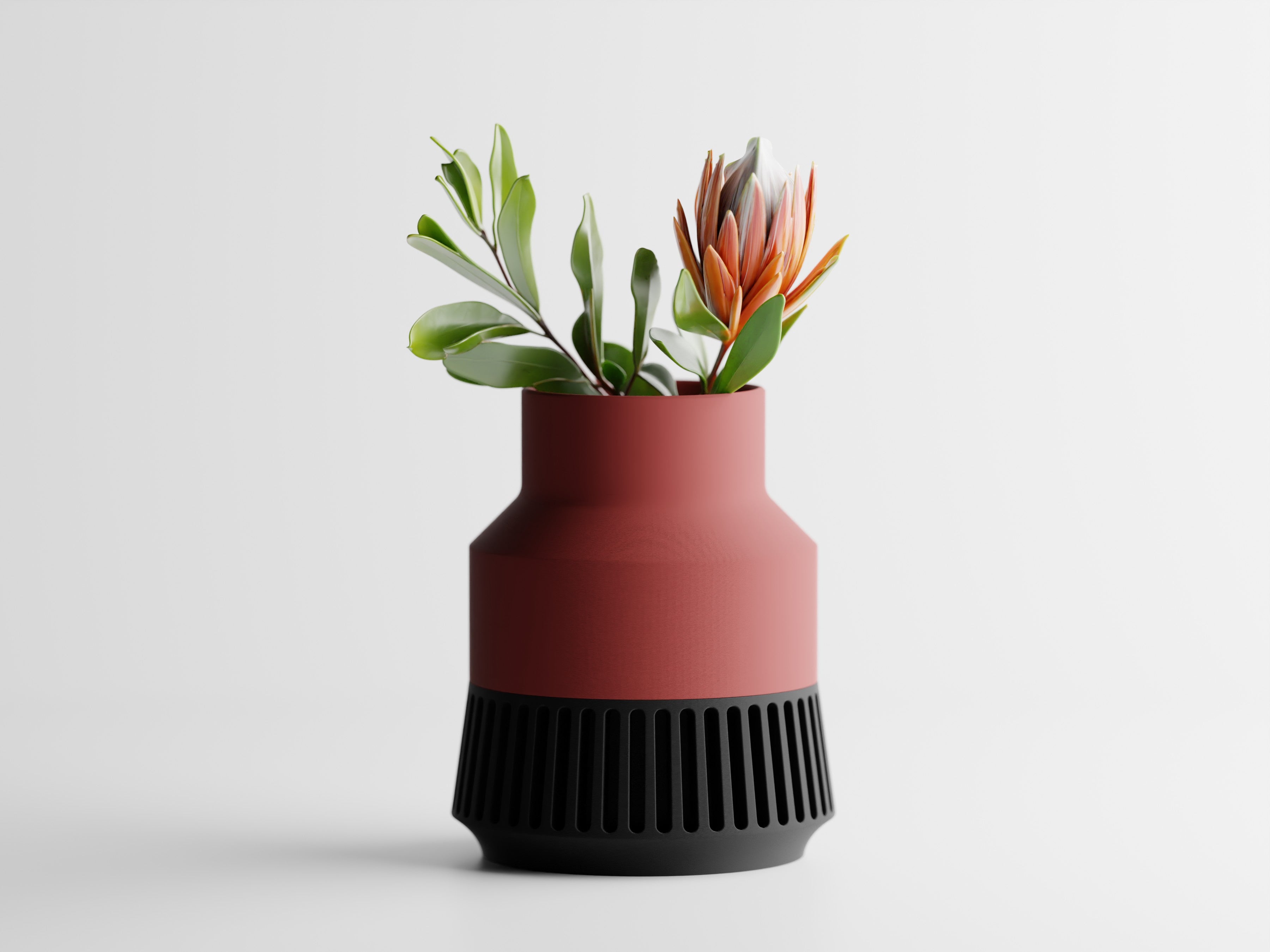 Vareon – Moderne Vase im zweiteiligen Design mit klarer Formensprache