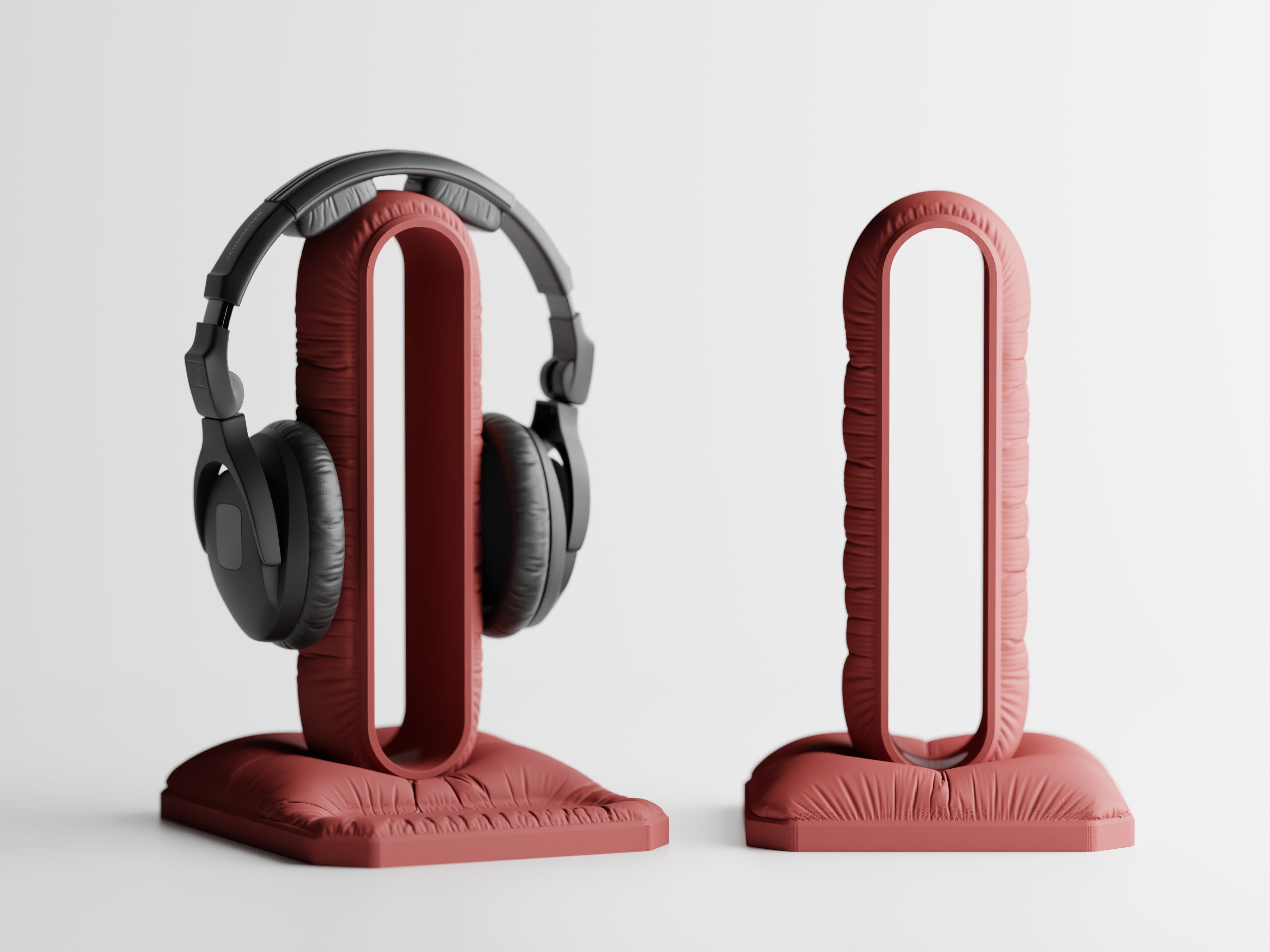 PillowDock – Kopfhörerhalter im Kissen-Design für Schreibtisch und Gaming Setup