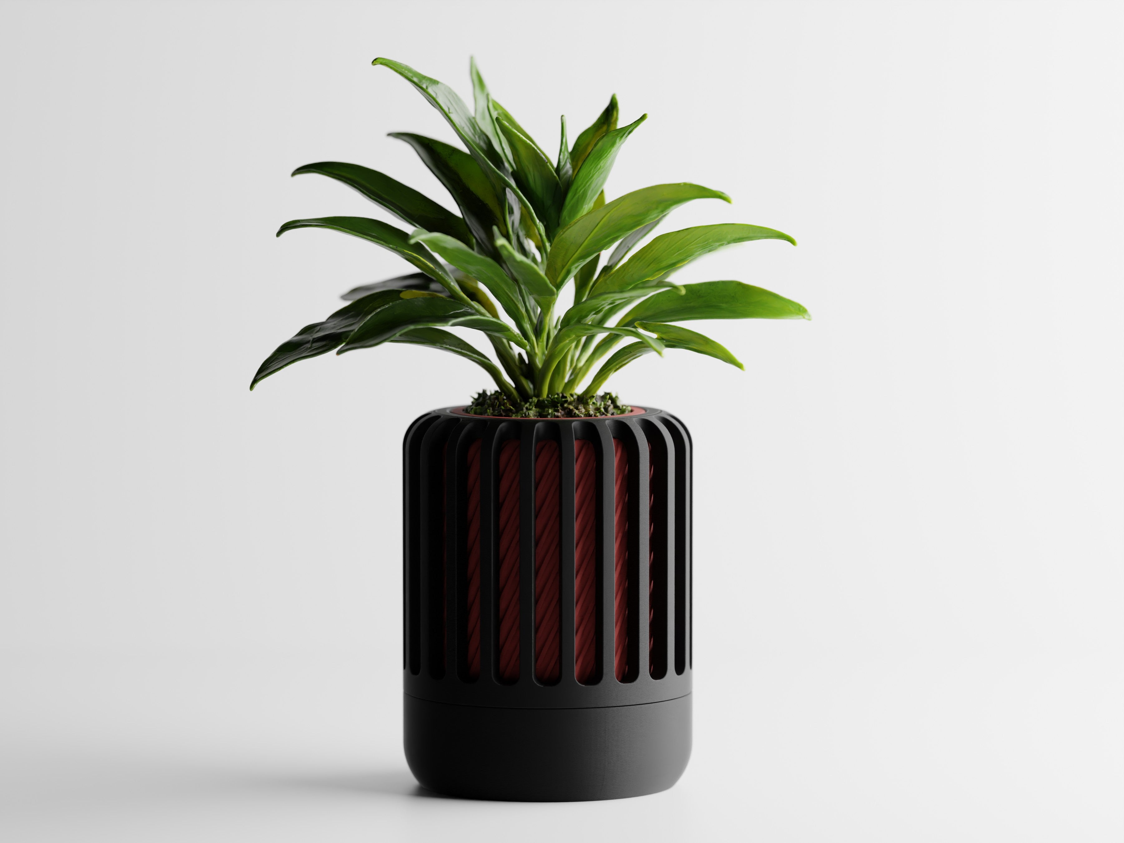 Veyra – Moderner 3D-gedruckter Pflanztopf mit strukturiertem Design