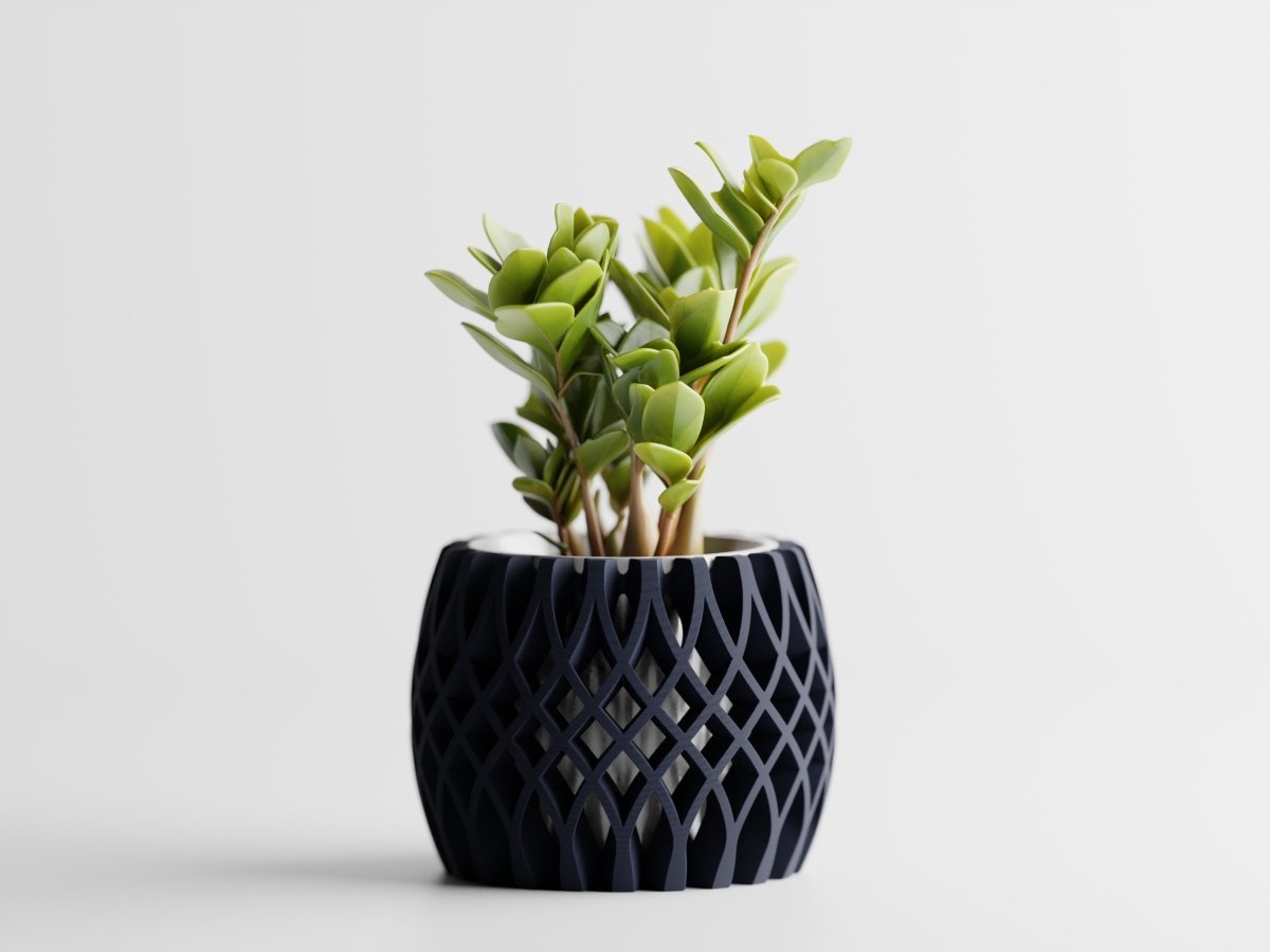 Interweave – Moderner 3D-gedruckter Pflanztopf im Flecht-Design