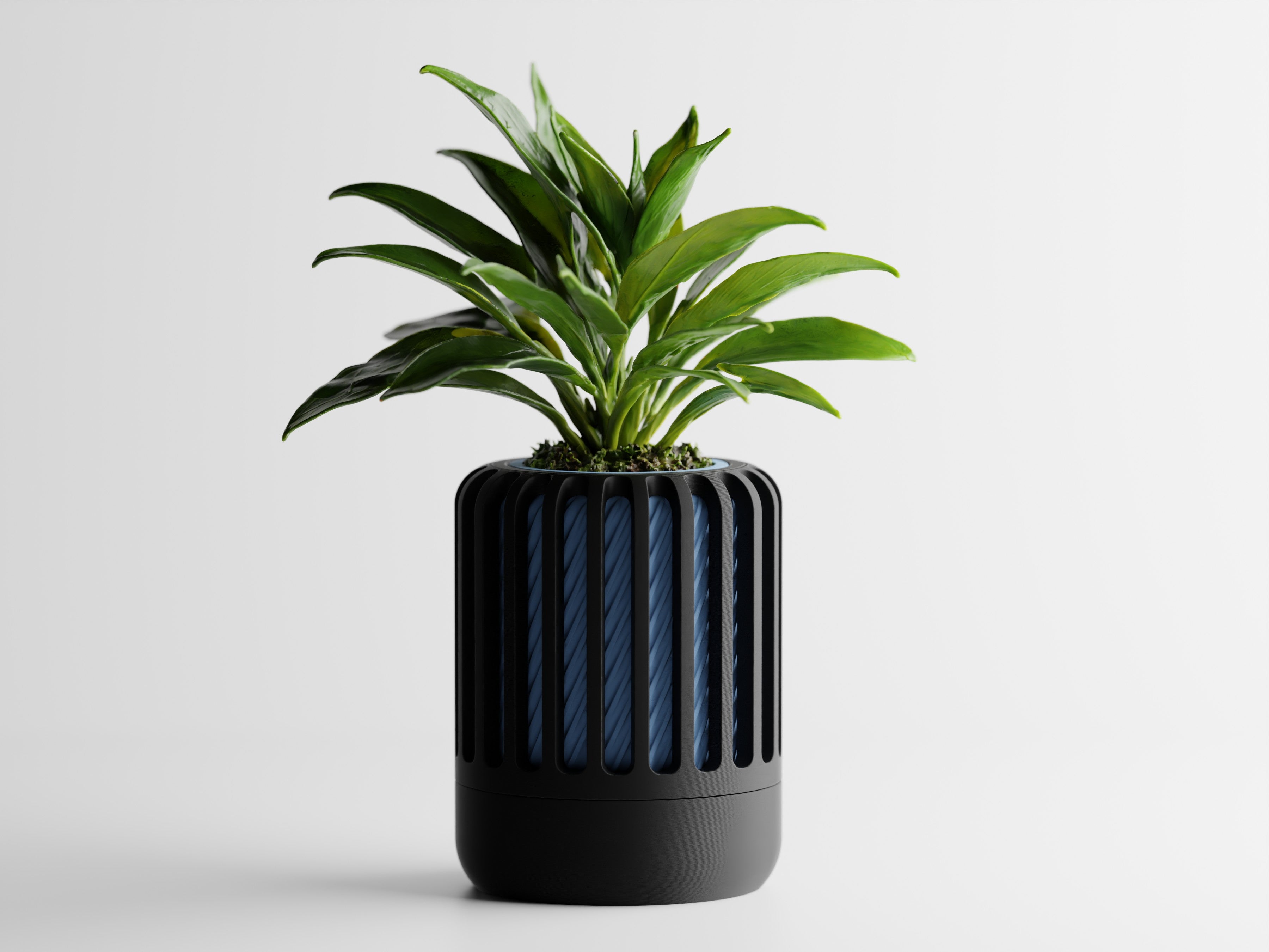 Veyra – Moderner 3D-gedruckter Pflanztopf mit strukturiertem Design