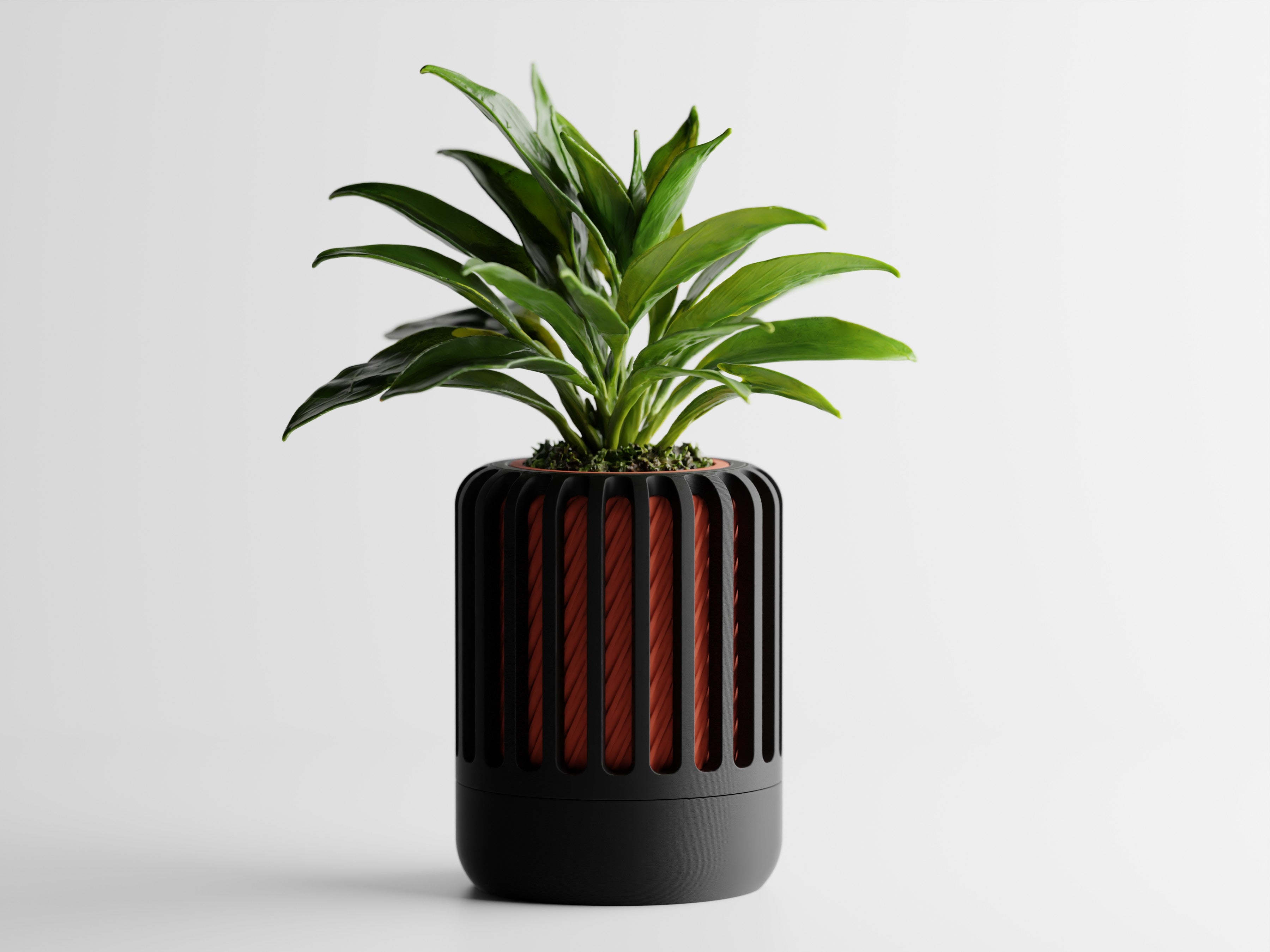 Veyra – Moderner 3D-gedruckter Pflanztopf mit strukturiertem Design