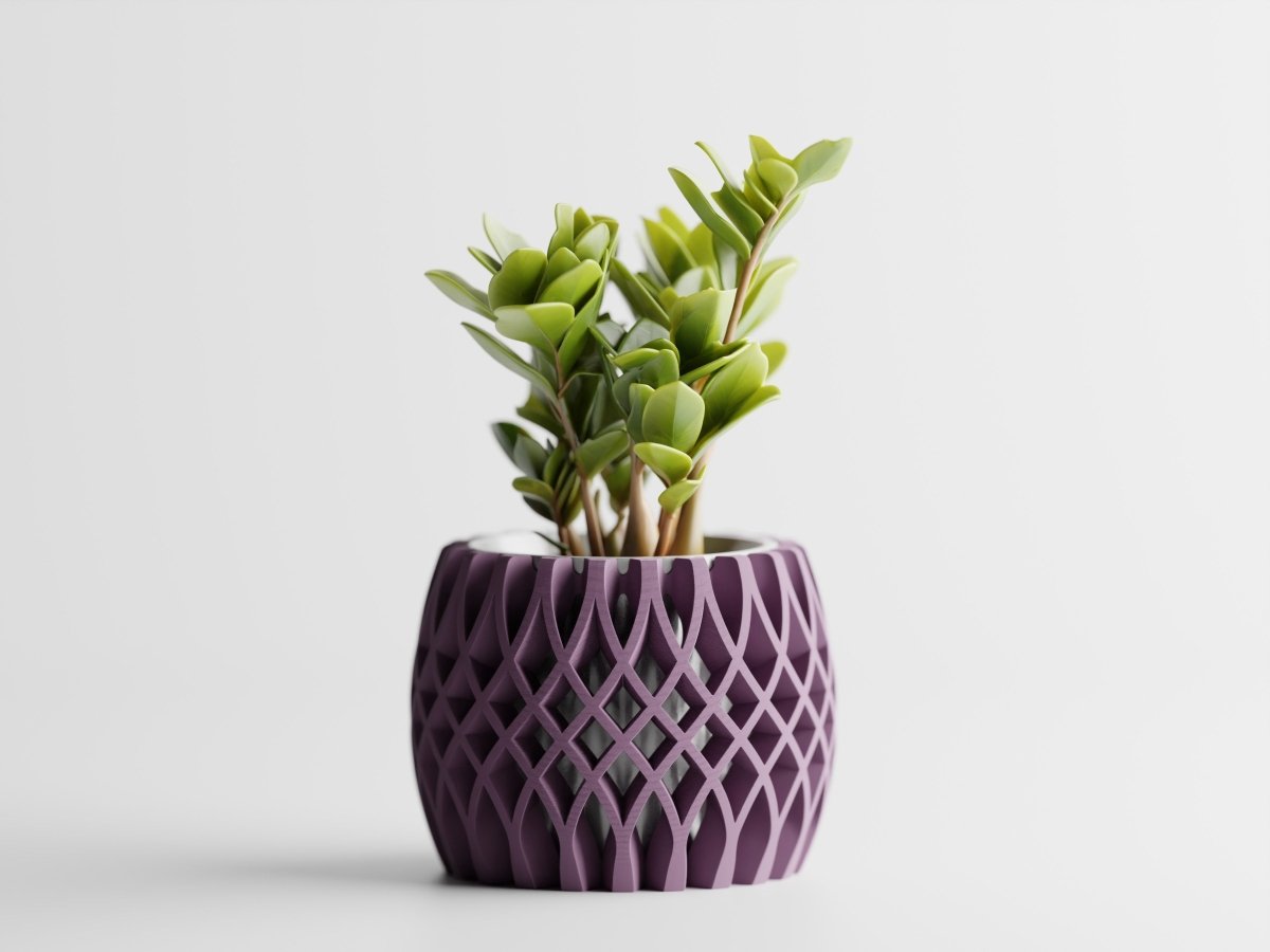Interweave – Moderner 3D-gedruckter Pflanztopf im Flecht-Design