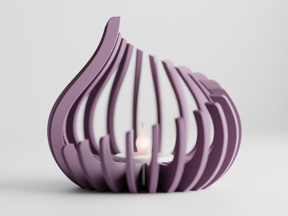 Flame – LED-Teelichthalter im modernen Flammen-Design