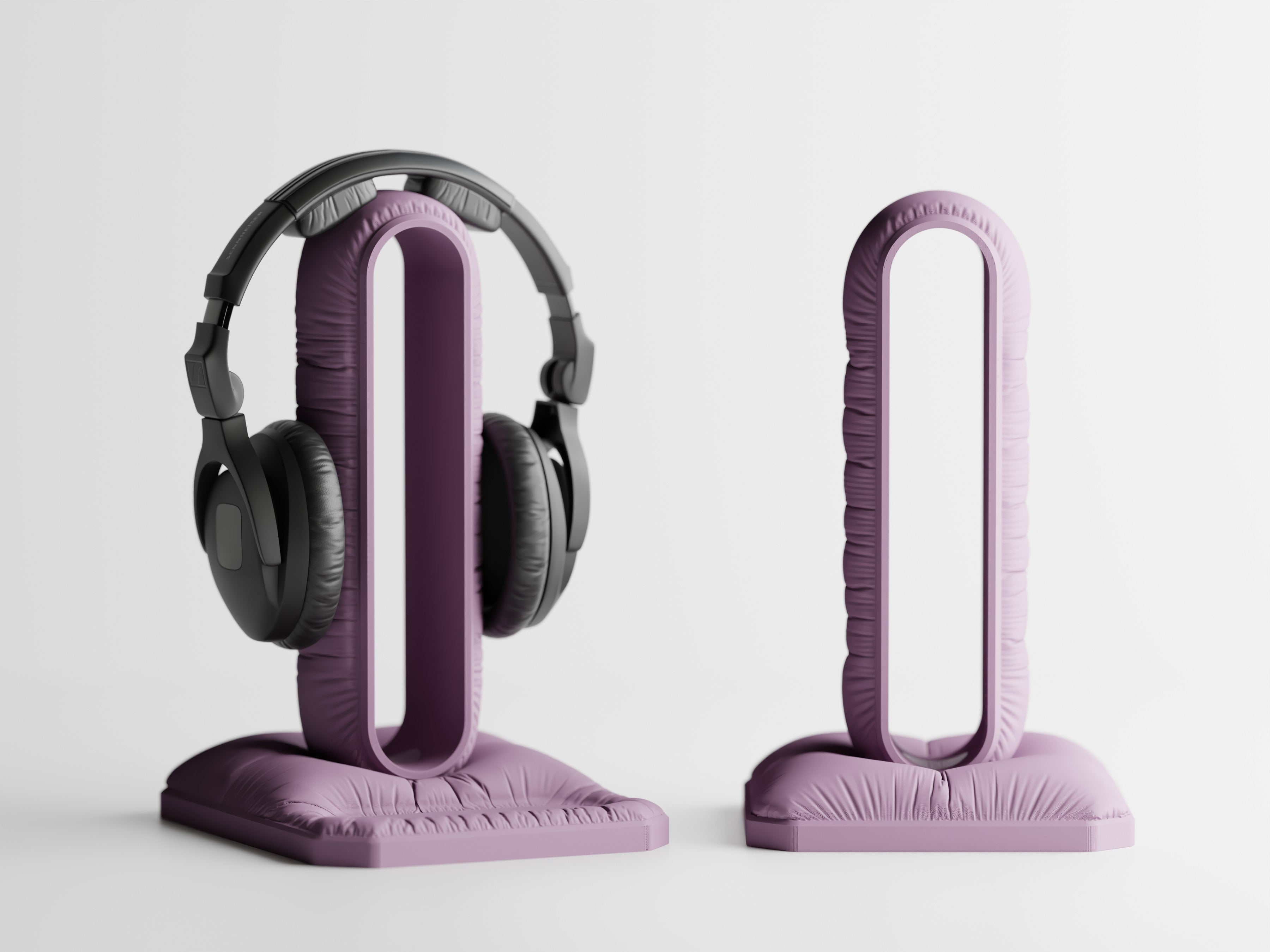 PillowDock – Kopfhörerhalter im Kissen-Design für Schreibtisch und Gaming Setup