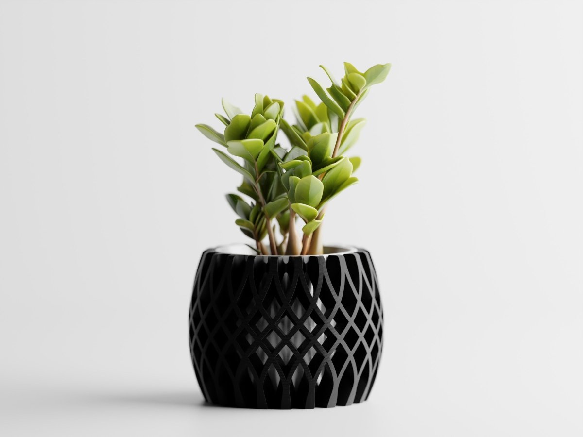 Interweave – Moderner 3D-gedruckter Pflanztopf im Flecht-Design
