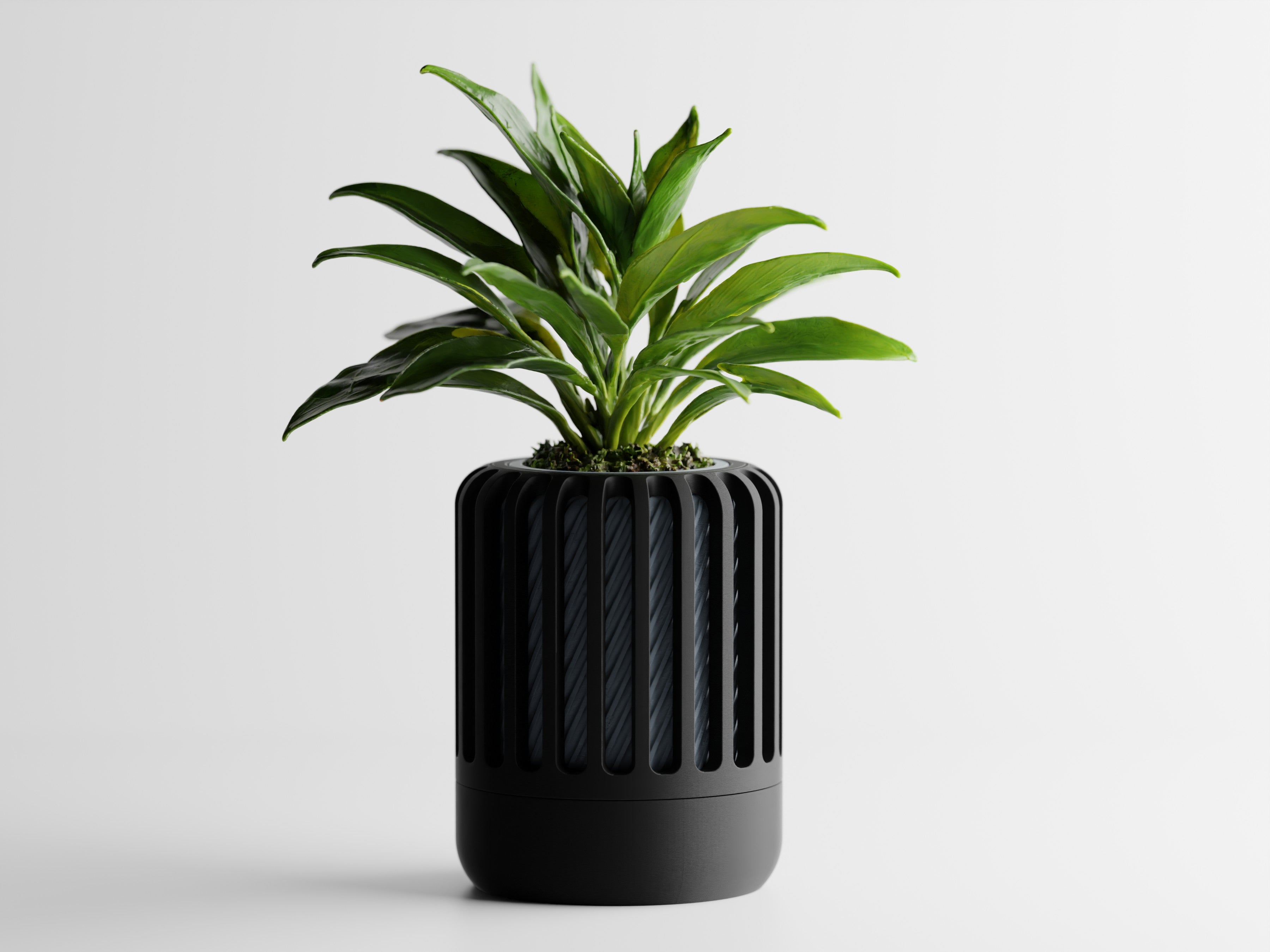 Veyra – Moderner 3D-gedruckter Pflanztopf mit strukturiertem Design