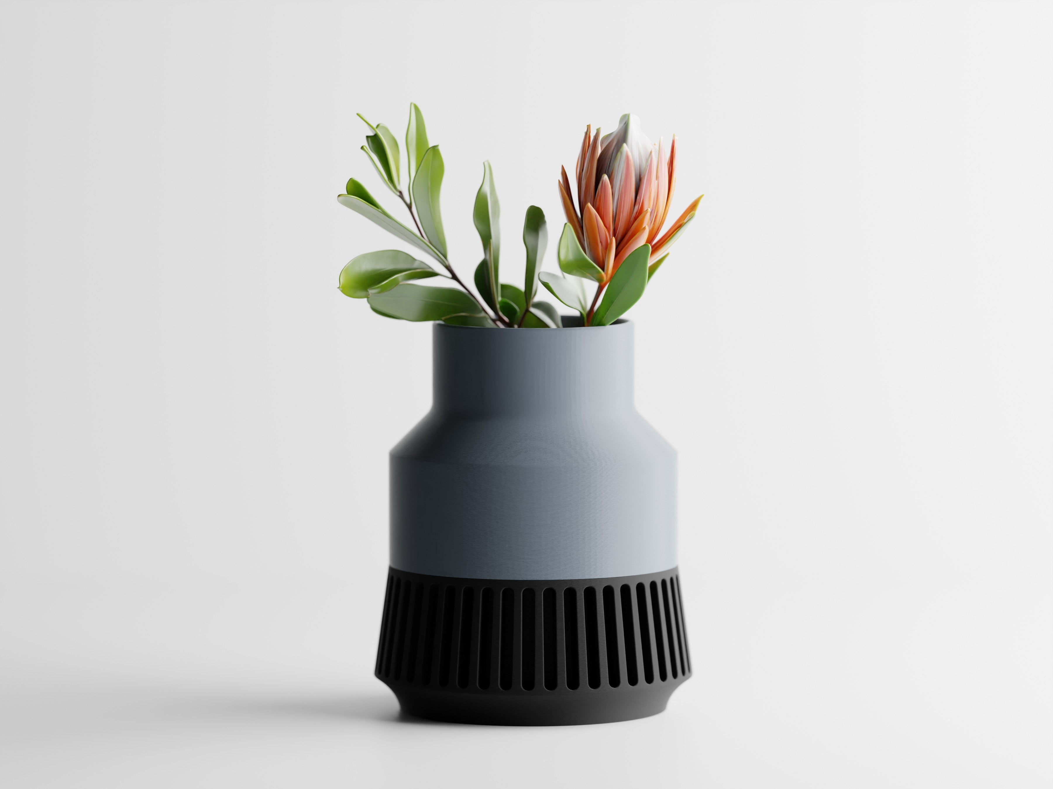 Vareon – Moderne Vase im zweiteiligen Design mit klarer Formensprache