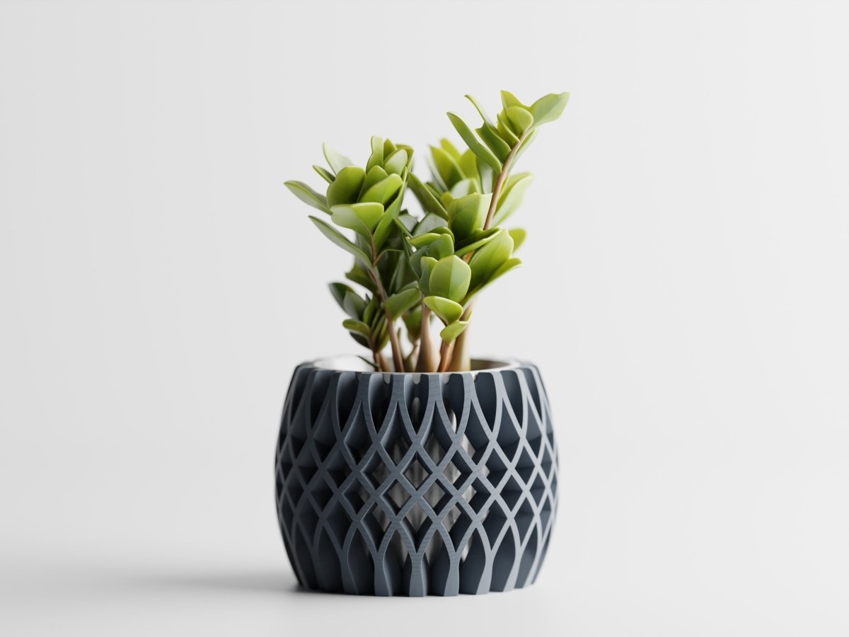 Interweave – Moderner 3D-gedruckter Pflanztopf im Flecht-Design