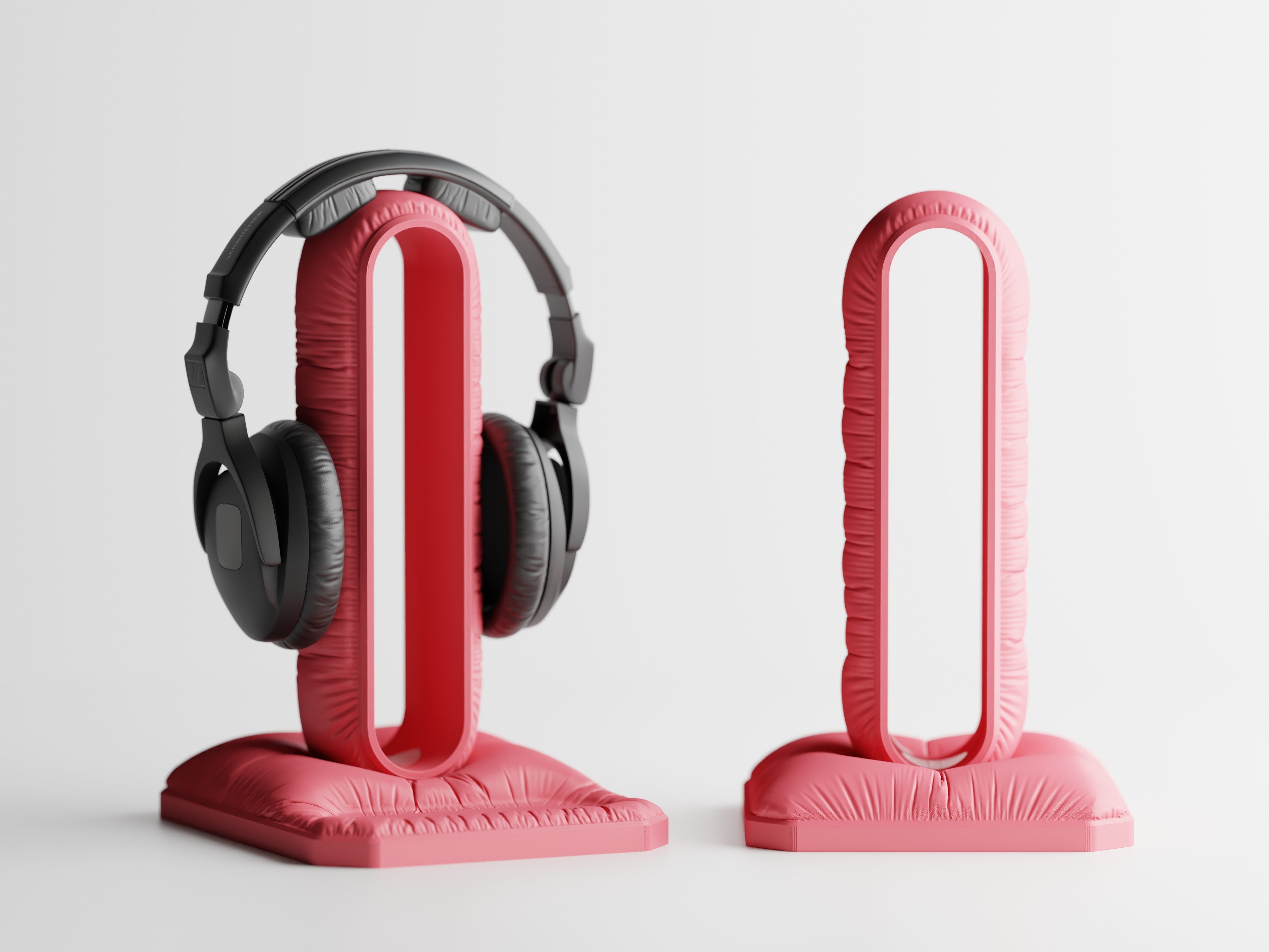 PillowDock – Kopfhörerhalter im Kissen-Design für Schreibtisch und Gaming Setup