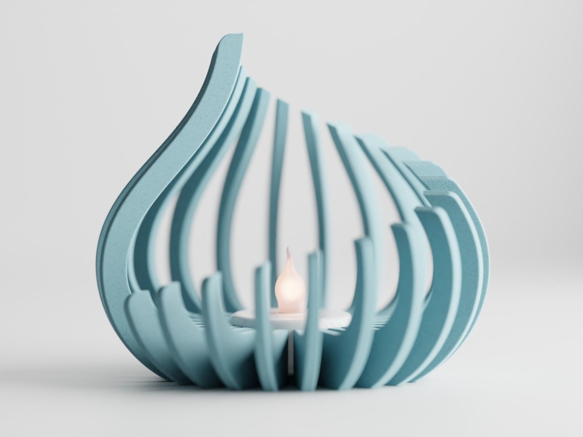 Flame – LED-Teelichthalter im modernen Flammen-Design