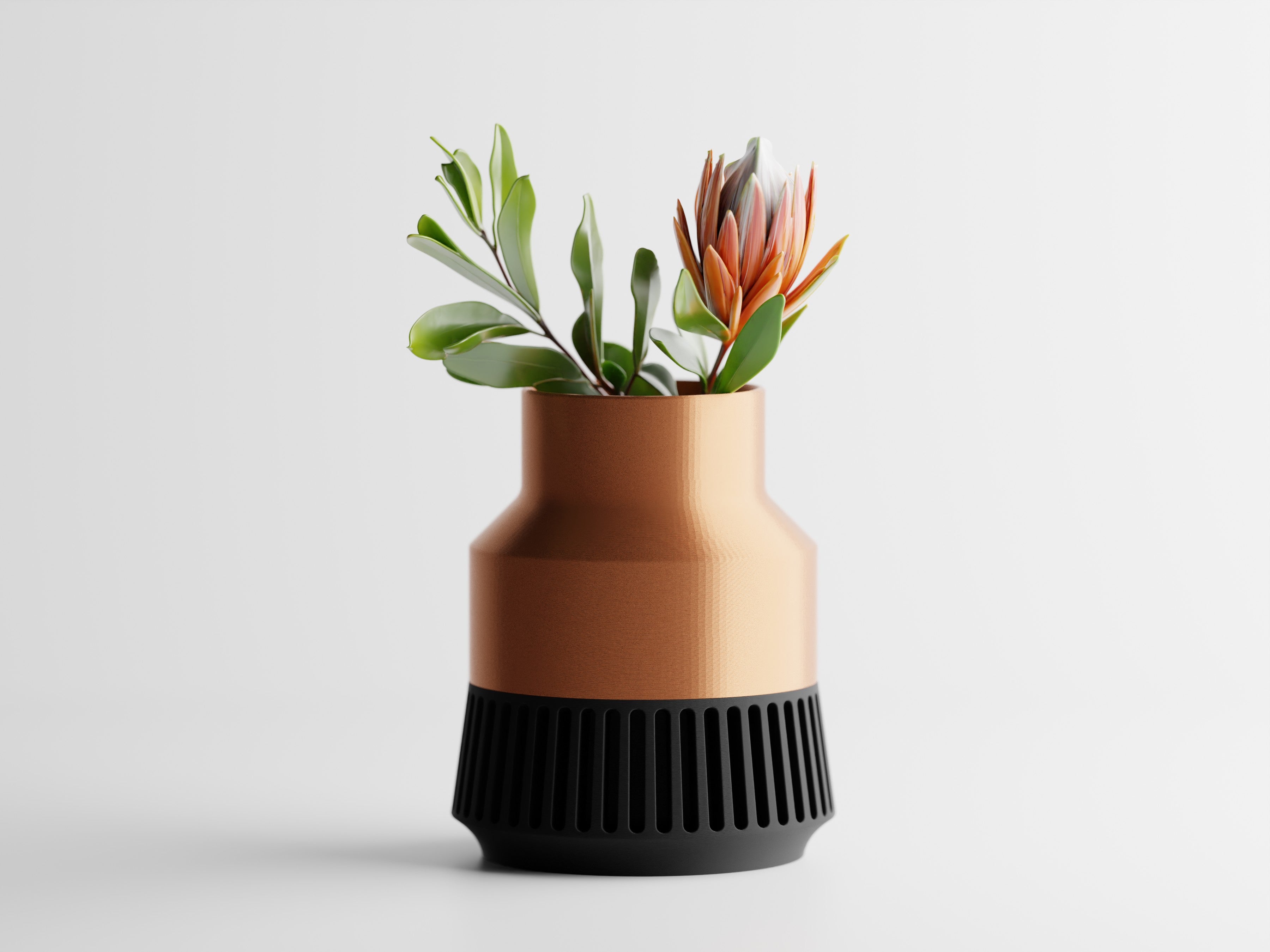 Vareon – Moderne Vase im zweiteiligen Design mit klarer Formensprache