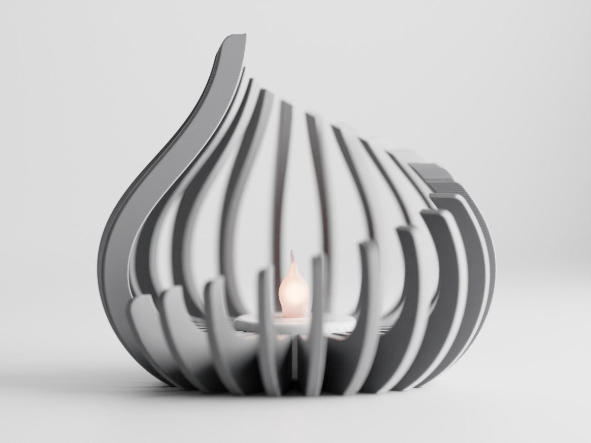 Flame – LED-Teelichthalter im modernen Flammen-Design