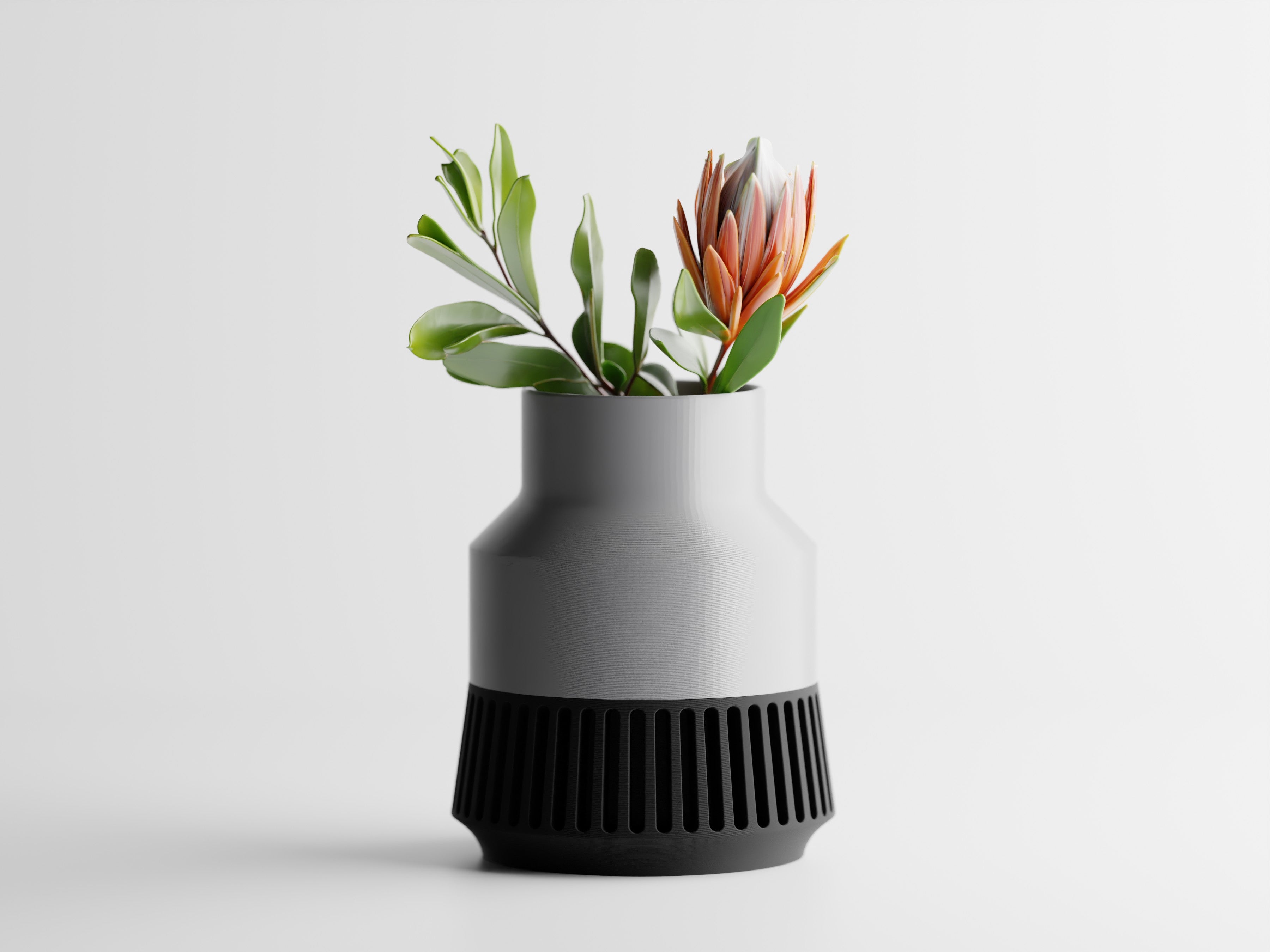 Vareon – Moderne Vase im zweiteiligen Design mit klarer Formensprache