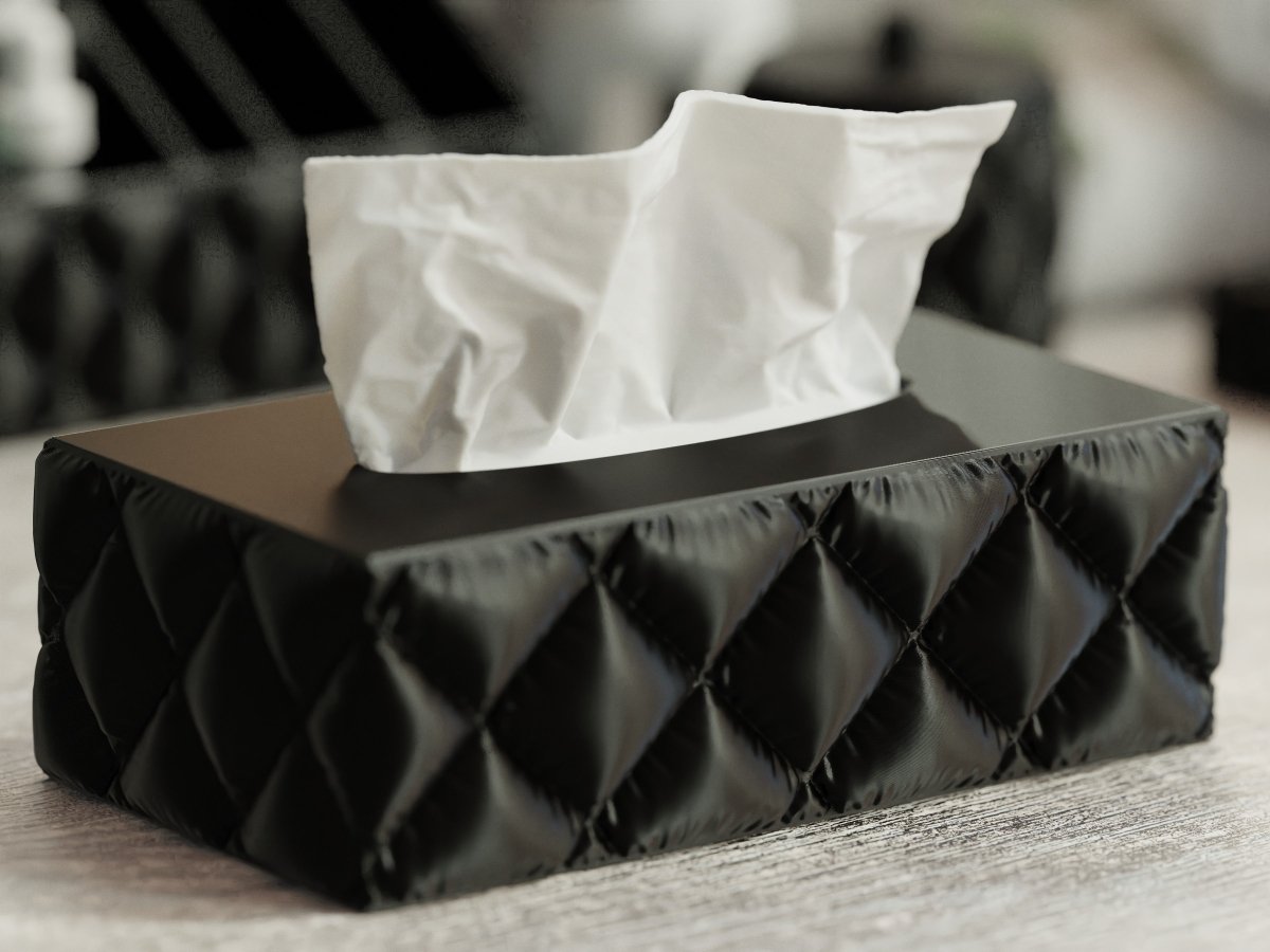 Cushion Tissue Box – Taschentuchbox im rechteckigen Kissen-Design