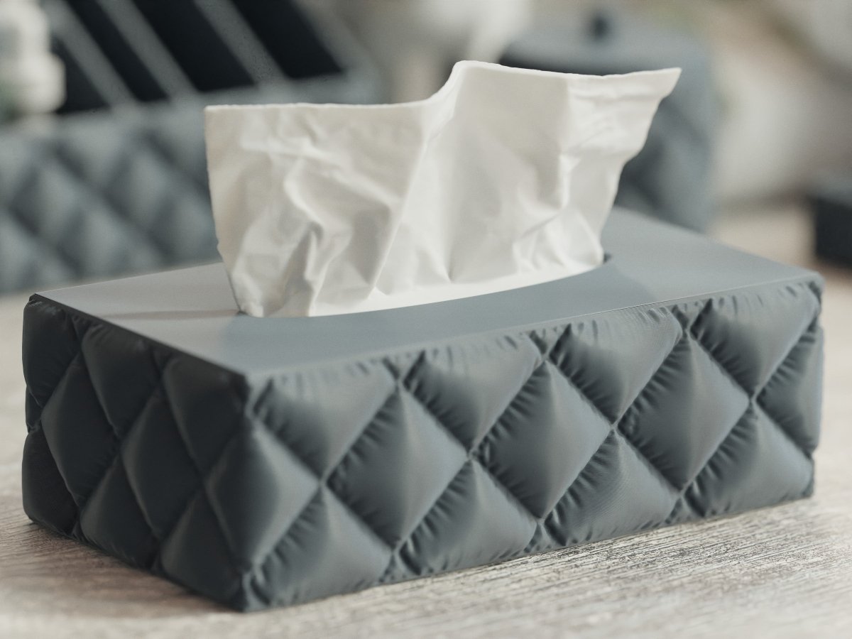 Cushion Tissue Box – Taschentuchbox im rechteckigen Kissen-Design