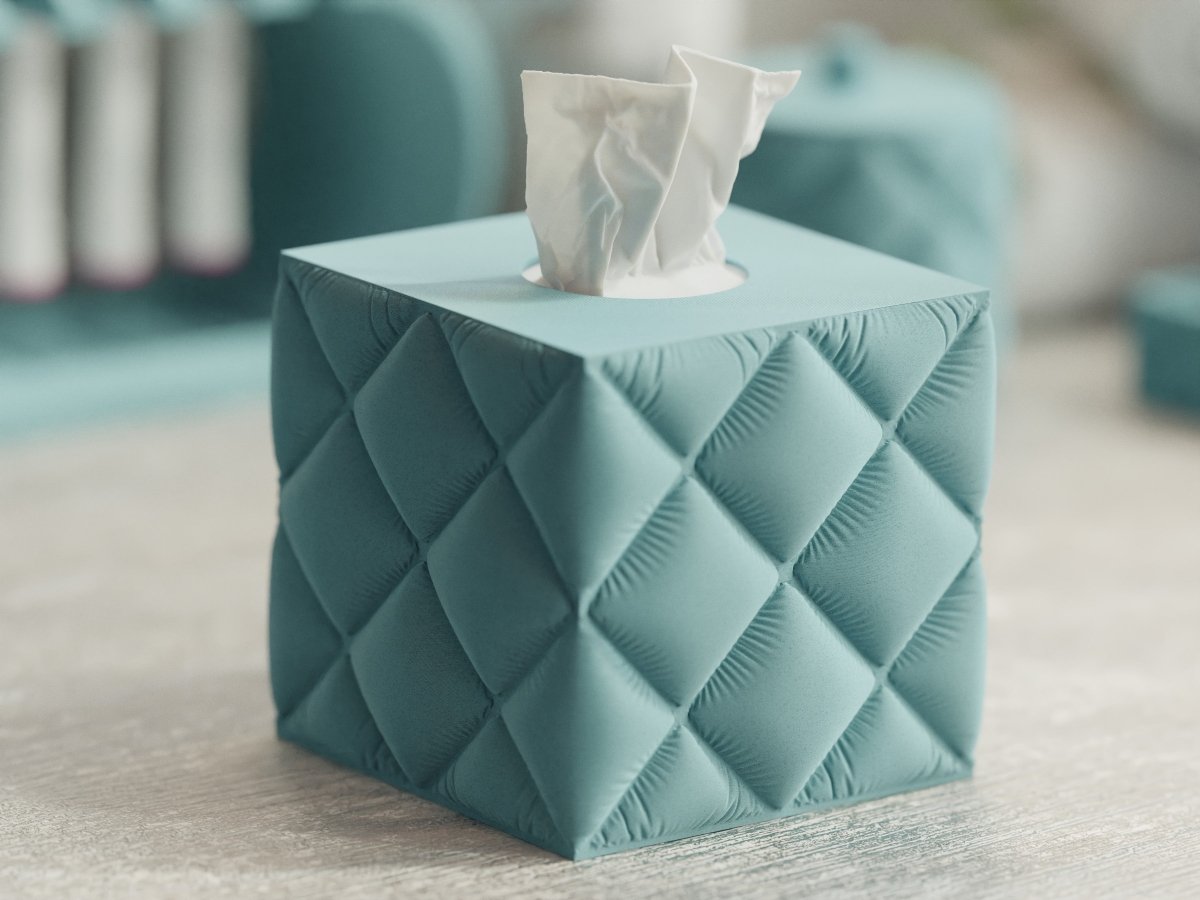 Cushion Tissue Box – Taschentuchbox im quadratischen Kissen-Design