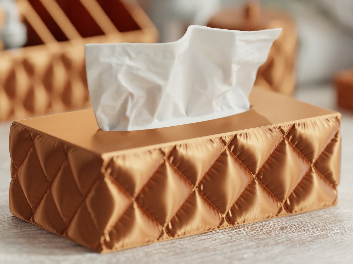 Cushion Tissue Box – Taschentuchbox im rechteckigen Kissen-Design