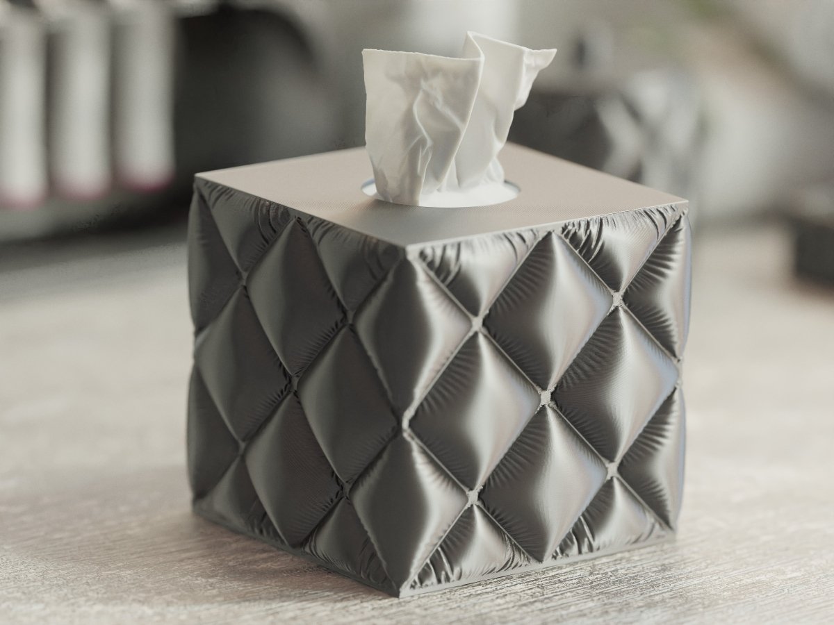Cushion Tissue Box – Taschentuchbox im quadratischen Kissen-Design