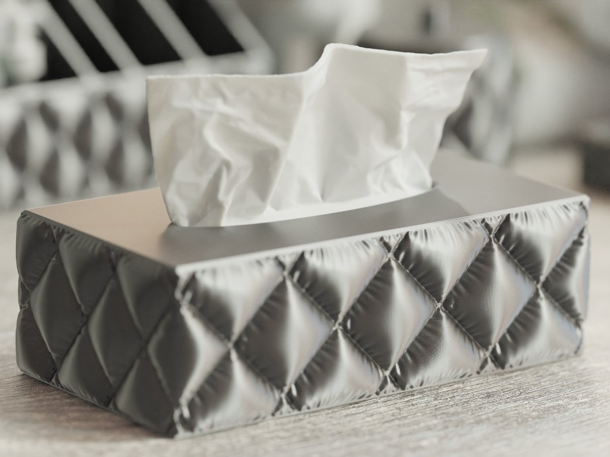 Cushion Tissue Box – Taschentuchbox im rechteckigen Kissen-Design