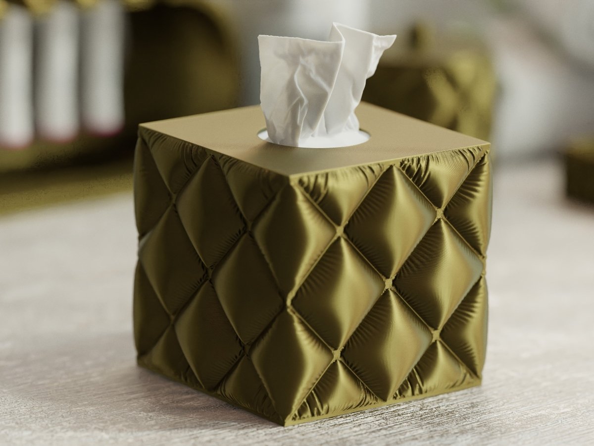 Cushion Tissue Box – Taschentuchbox im quadratischen Kissen-Design