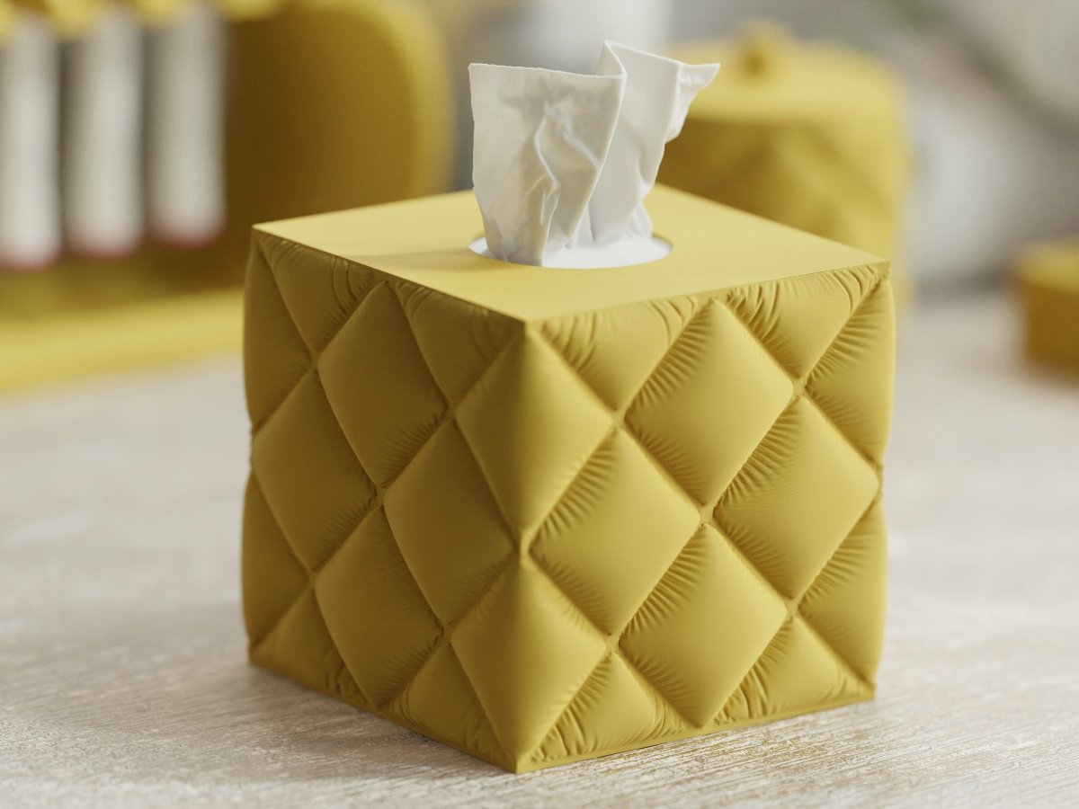 Cushion Tissue Box – Taschentuchbox im quadratischen Kissen-Design