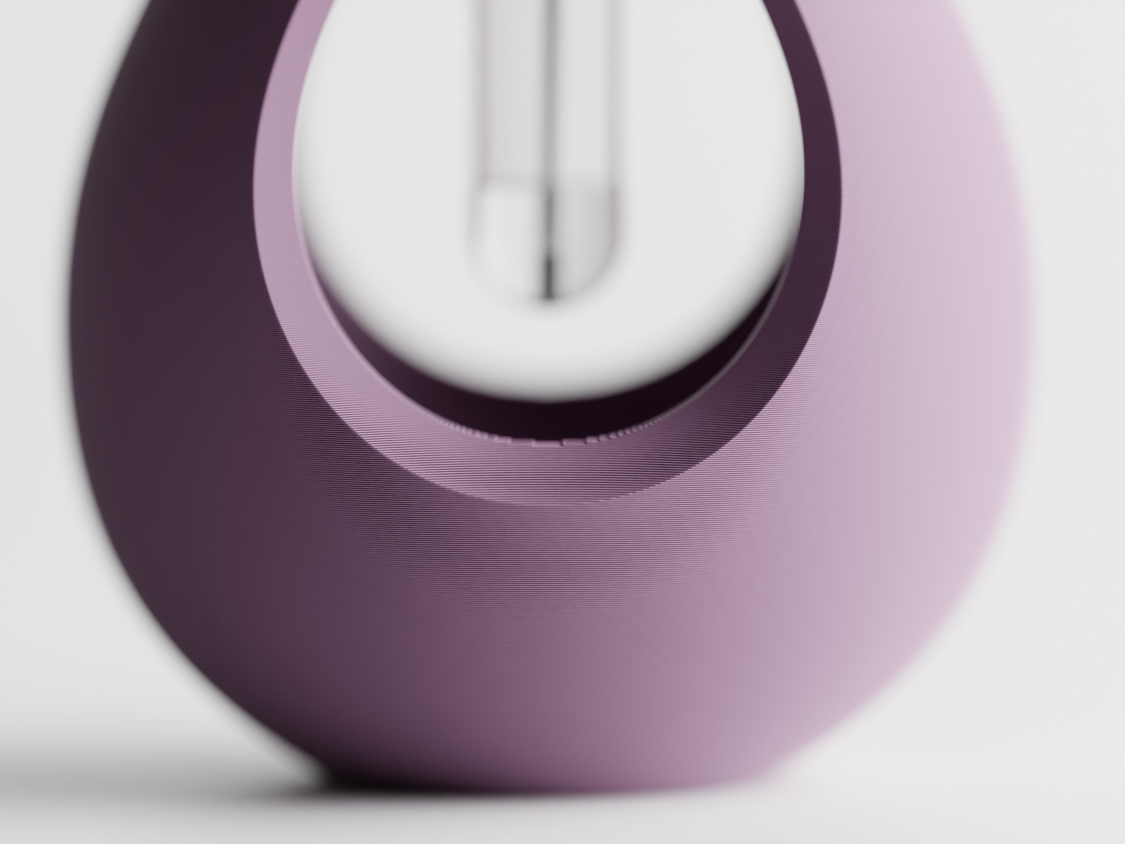 Elysiar – Elegante Vase mit schwebendem Glaseinsatz für einzelne Blumen