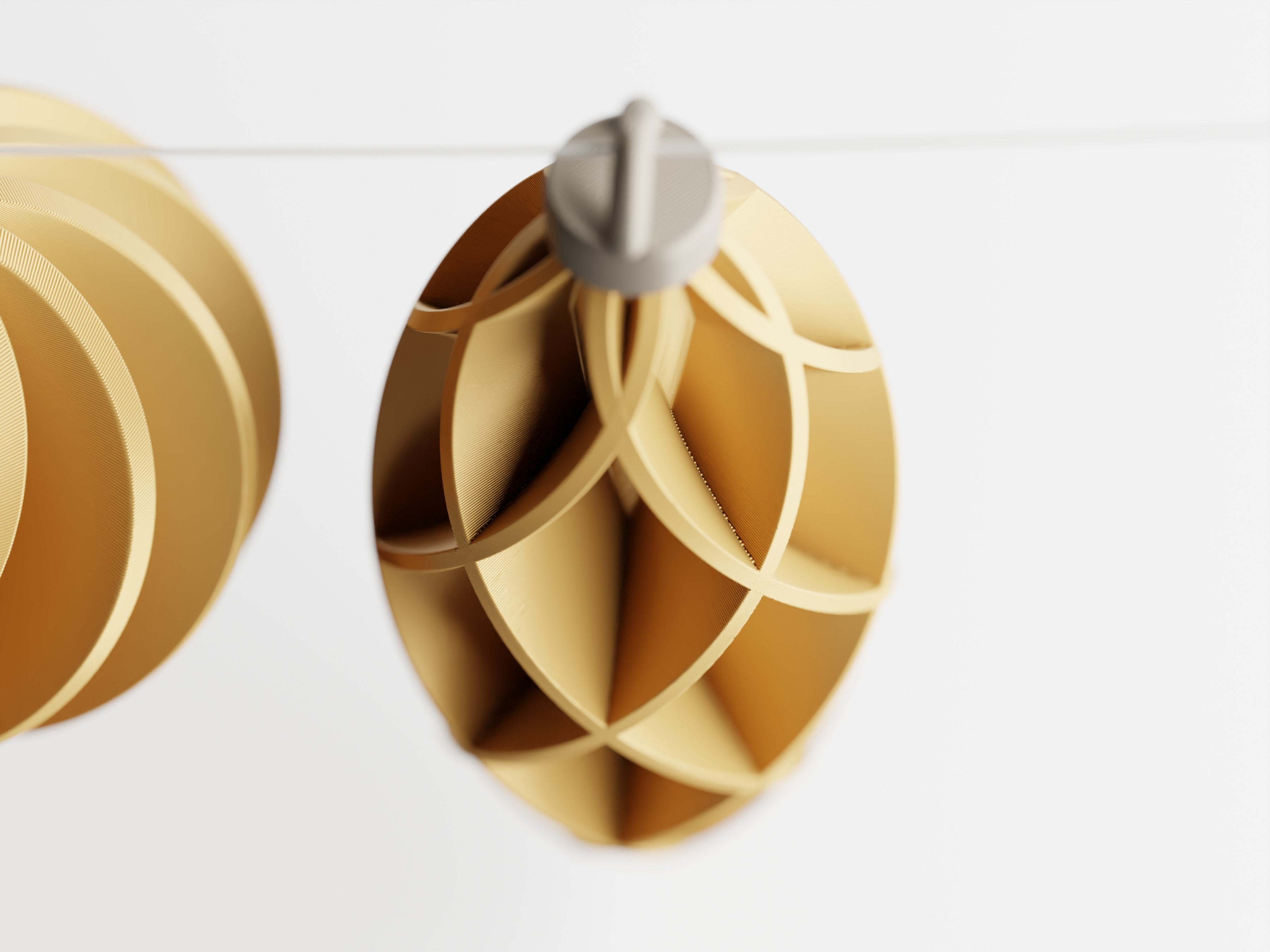 Aurevolv – Minimalistische Anhänger-Ornamente für den Weihnachtsbaum im 6er-Set