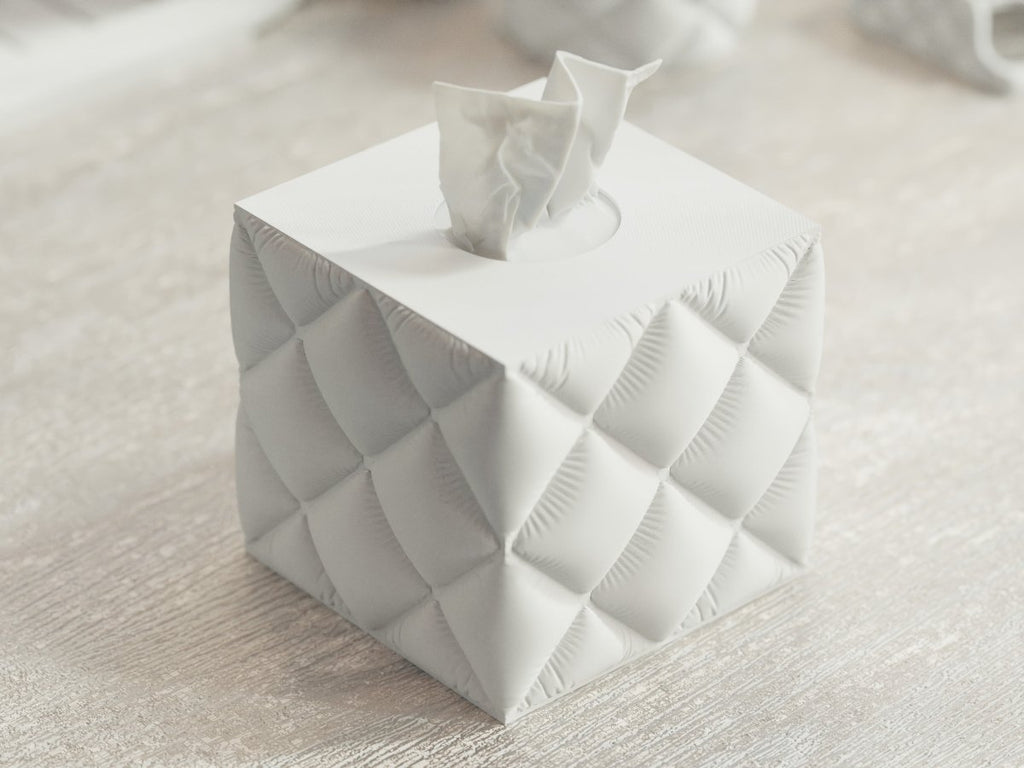 Cushion Tissue Box – Taschentuchbox im quadratischen Kissen-Design
