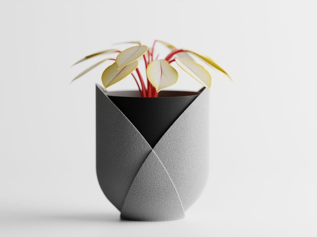 Elyndra – Strukturiertes Pflanzengefäß mit harmonischem Farbspiel