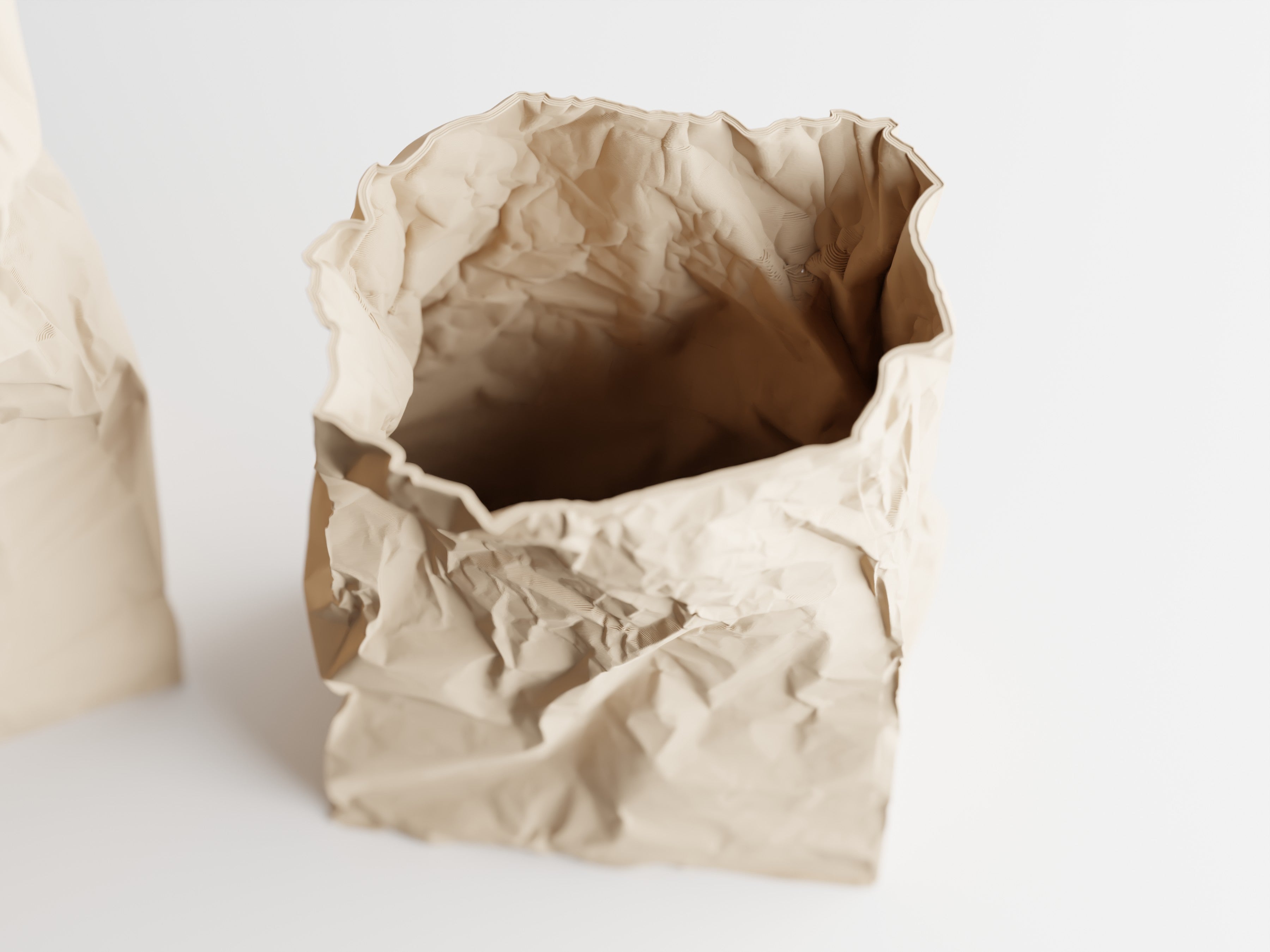 Kraftique – Skulpturales Pflanzgefäß im Papier-Look für Pflanzen, Blumen oder Aufbewahrung