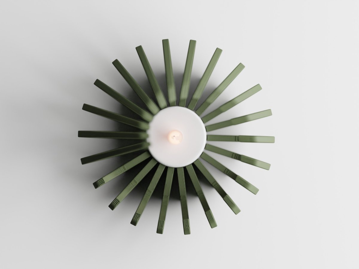 Flame – LED-Teelichthalter im modernen Flammen-Design