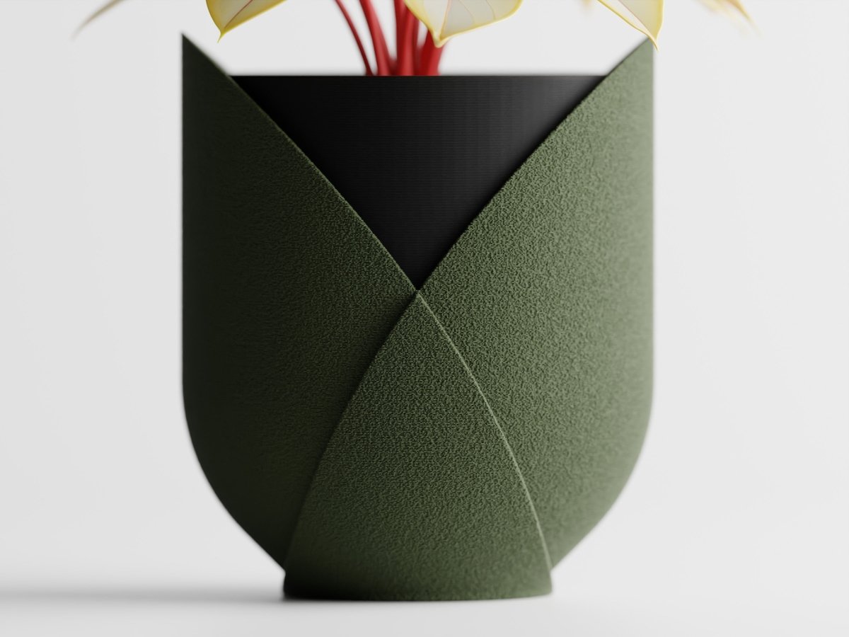 Elyndra – Strukturiertes Pflanzengefäß mit harmonischem Farbspiel