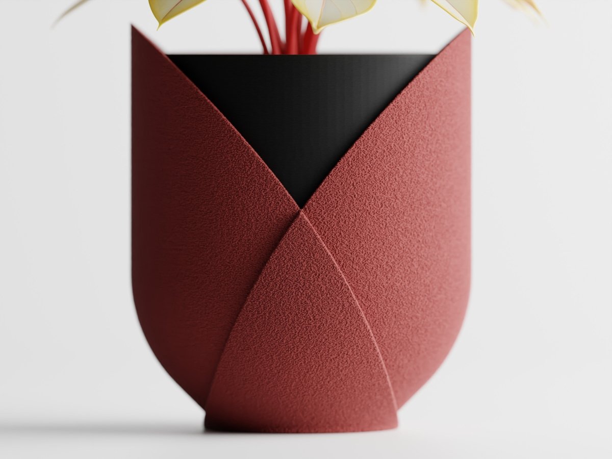 Elyndra – Strukturiertes Pflanzengefäß mit harmonischem Farbspiel