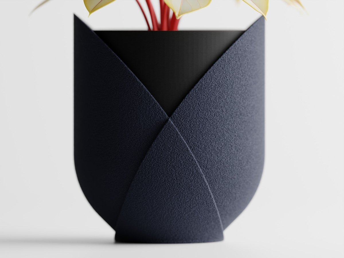 Elyndra – Strukturiertes Pflanzengefäß mit harmonischem Farbspiel