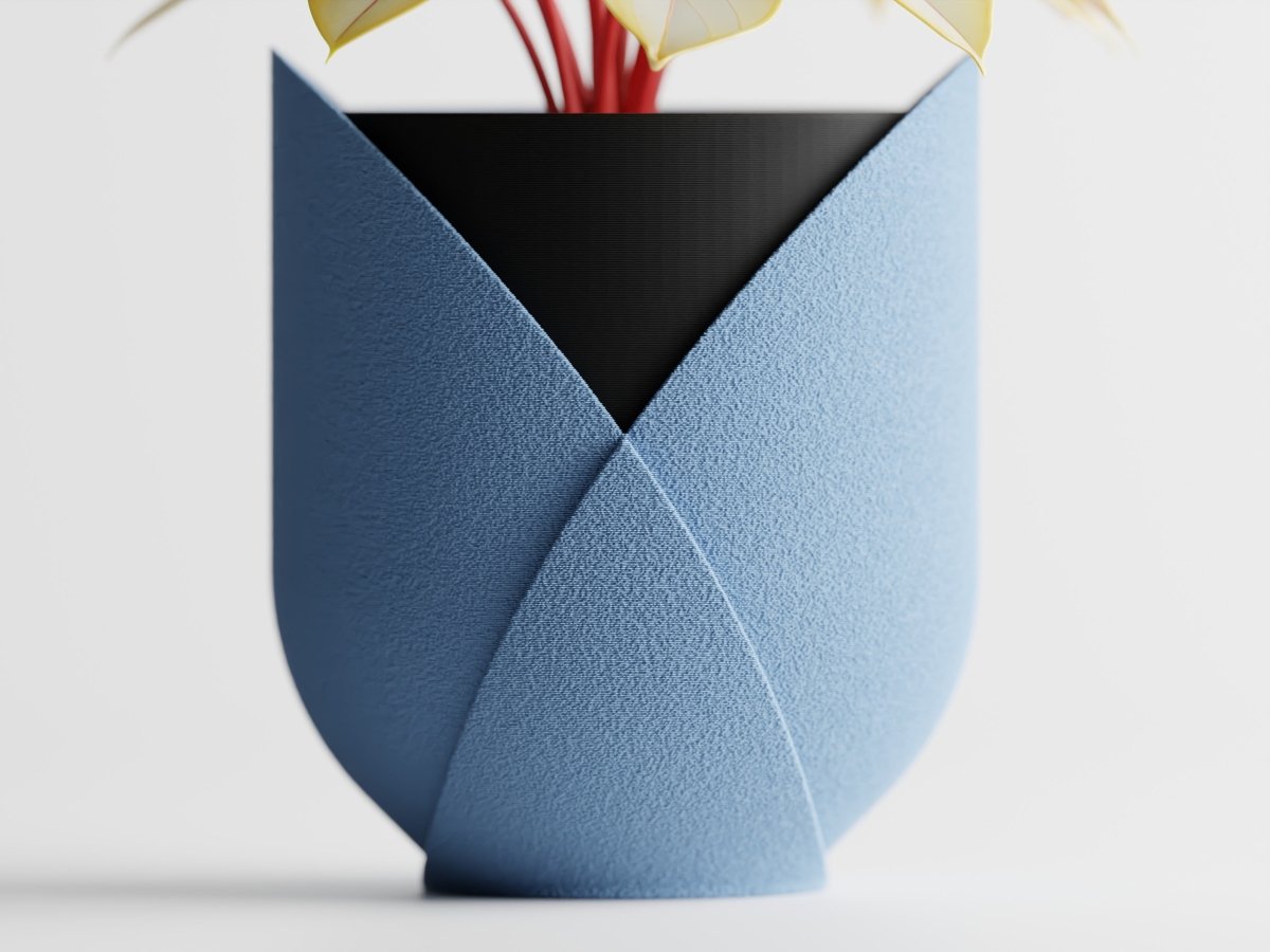 Elyndra – Strukturiertes Pflanzengefäß mit harmonischem Farbspiel