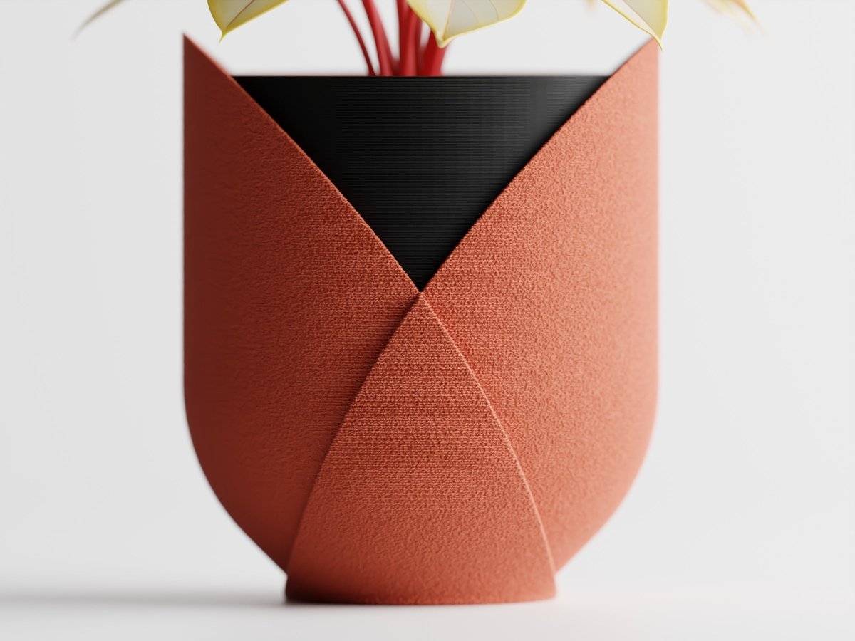 Elyndra – Strukturiertes Pflanzengefäß mit harmonischem Farbspiel