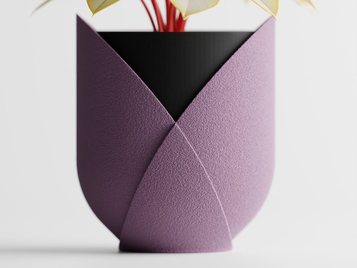 Elyndra – Strukturiertes Pflanzengefäß mit harmonischem Farbspiel